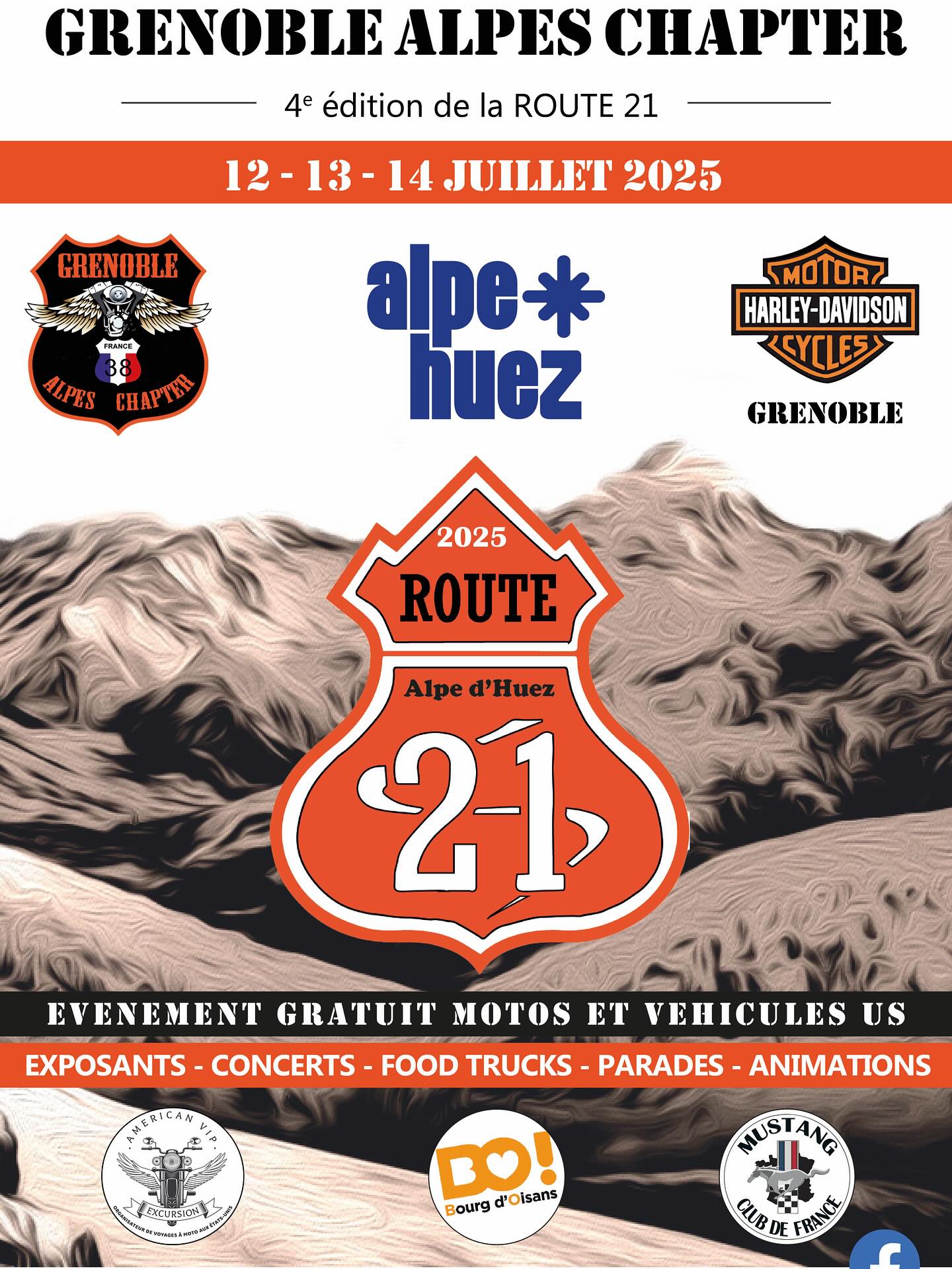 💥💥💥💥
On change de vallée ce we !!!!
On se retrouve à partir de samedi et jusqu’à lundi et oui c est le 14 juillet 🇫🇷🇫🇷ROUTE 21 Rassemblement Harley
Bijoux Sultiz sera présent 🧡🖤🧡🖤
Alors un feu d’artifice en altitude ça vous tente ???? 🎆🎇🎆#harleydavidson #harleydavidsonmotorcycles #harleydavidsongrenoble #eventmoto #hd #lalpesdhuez @la_route_21 @bijoux_sultiz