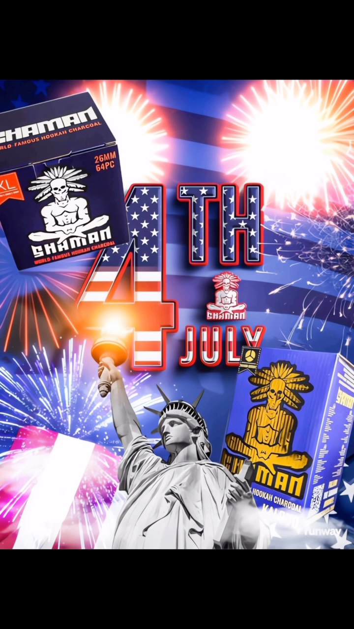 🎆 Happy 4th of July from Shaman Coal! 🇺🇸🔥
Today, we celebrate freedom, unity, and unforgettable moments with family and friends. And of course… the perfect heat to keep your sessions going strong.
Here’s to fireworks, good vibes, and clouds that last all night!
🇺🇸 @shamancoalusa
#ShamanCoal #4thOfJuly #IndependenceDay #USA #shaman #HeatOfFreedom
