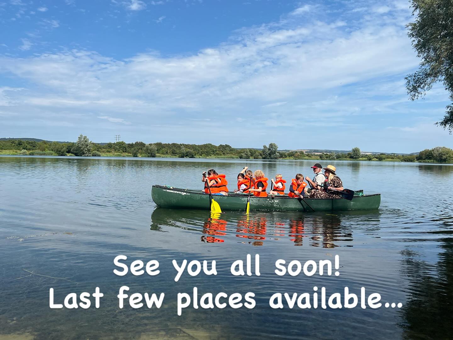 See you all soon! Last few places available…