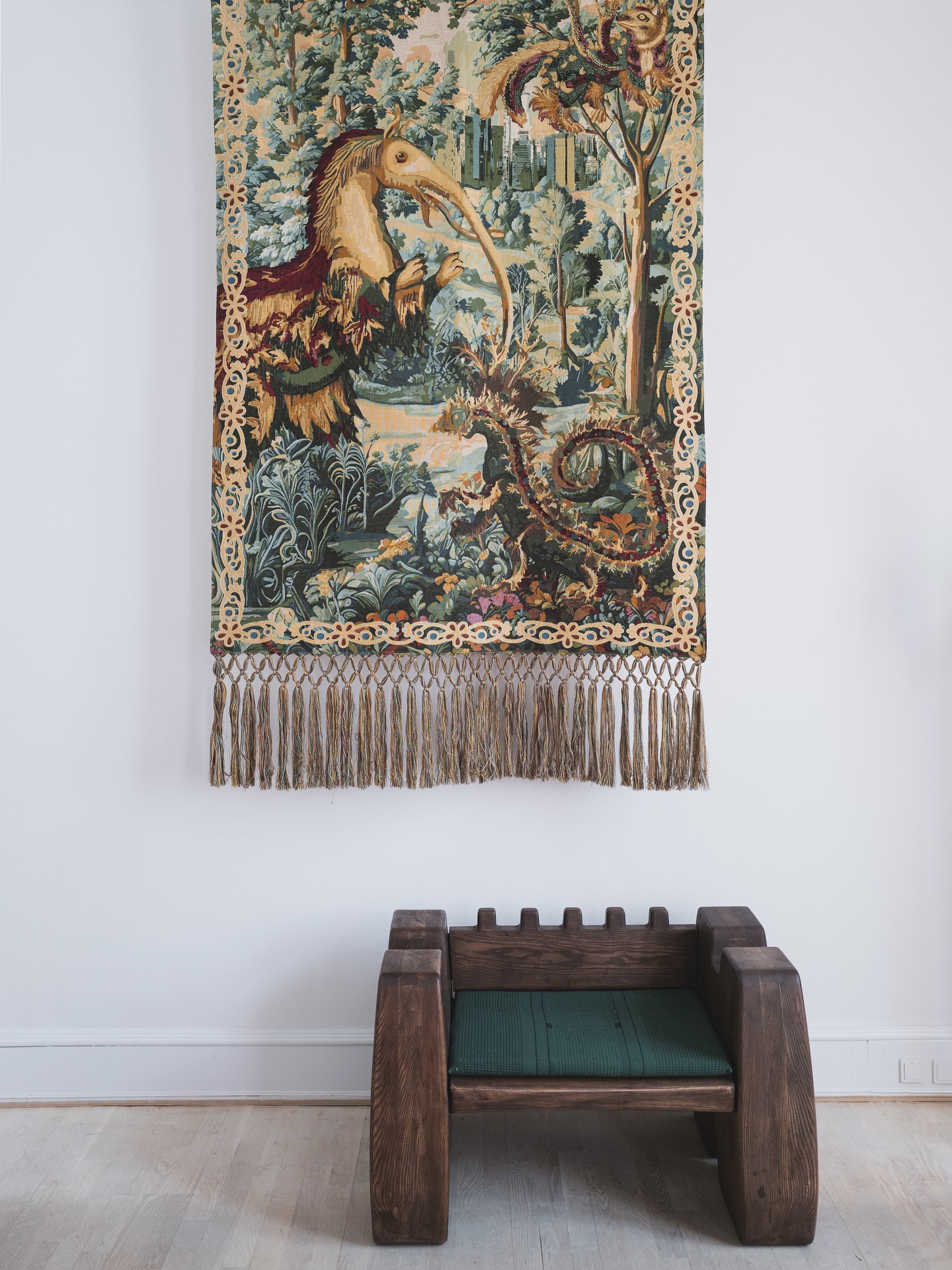 One of my favourite moments from Persona - the exhibition by @adorno.design during @3daysofdesign was seeing my Takhat bench alongside this beautiful tapestry by @bggb.studio , captured so well by @chasedrankjensen
The colours just clicked - maybe that’s the magic of good curation.
Photos 2 & 3 by the talented @kac.bani includes the incredibly designed textiles as drapes by @studio_yvonne_mak
Thanks to everyone who came by and engaged with the work.