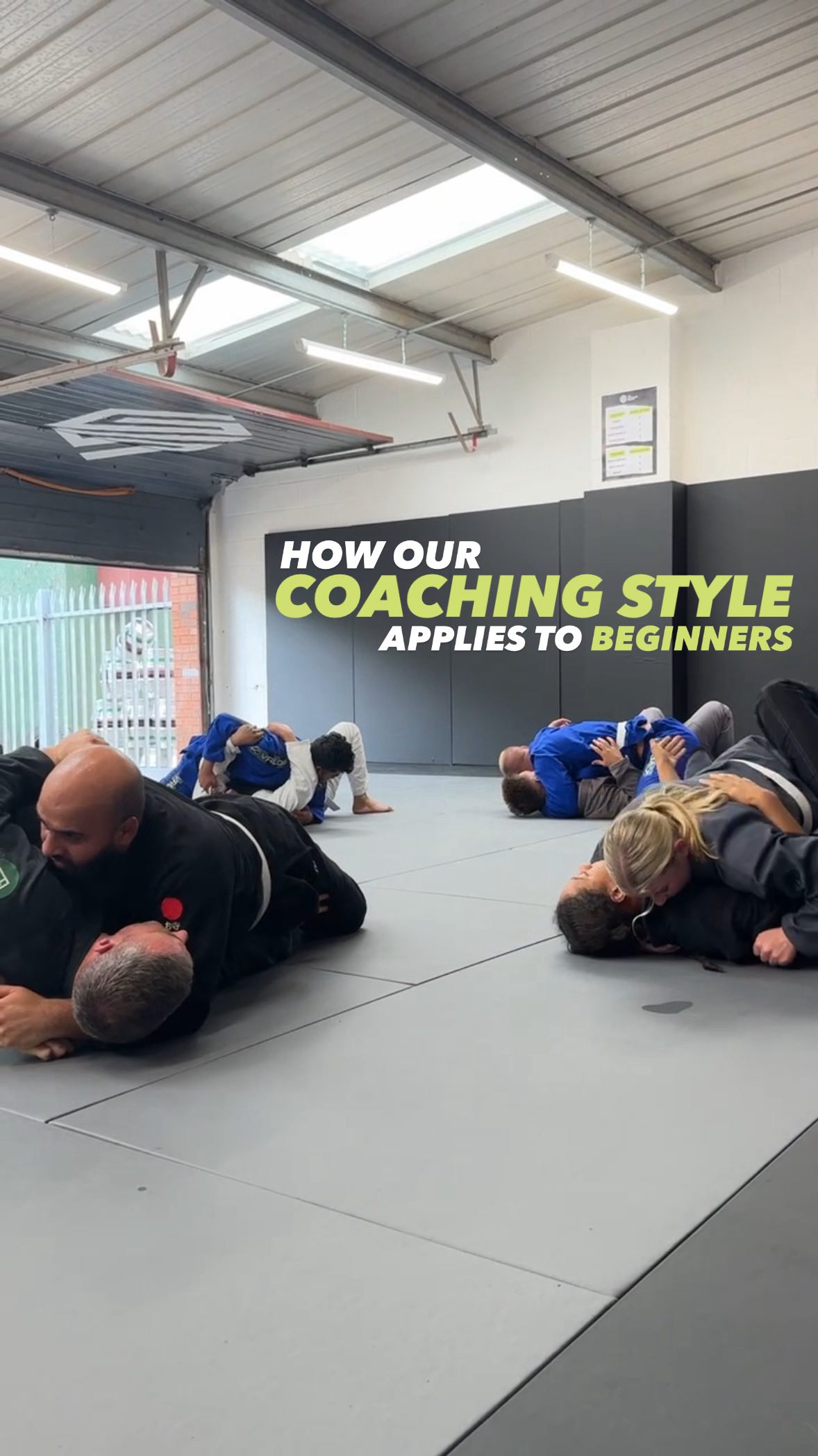 Our beginners are 3 weeks deep now and we’re buzzing with their progress so far!
This has been our first chance as coaches to work with a group of solely complete beginners, rather than them being mixed into a class with more experienced guys, so it’s been great to test our coaching style on students who are effectively blank canvases.
There’s a huge misconception that beginners have to be spoon fed information and run through a series of static positions, justified as “fundamental”, simply for the fact that they “don’t know anything”.
This is not something that we buy into at all.
We believe in providing all our students, no matter the level, with an environment where they can come in and apply themselves in every session.
The goal is not for us to teach them everything we know. It’s for them to learn something for themselves every single time they come to the gym.
Getting them engaging in tasks with progressively more difficult problems to solve, providing them with different opportunities to develop the contextual skills they need, and just to play the game of grappling in real time from the moment they walk in.
That’s how we believe it should be done. And that’s exactly what our beginners are getting.
It’s been fantastic to see a group of guys and girls, with little to no previous experience of grappling/jiu jitsu, come in and instantly apply themselves with real intention.
Being willing to fail and explore within each session with full commitment and no ego is the quickest way to progress and this group is already reaping the rewards of that mindset.
Bring on the next 5 weeks 🙌🏻