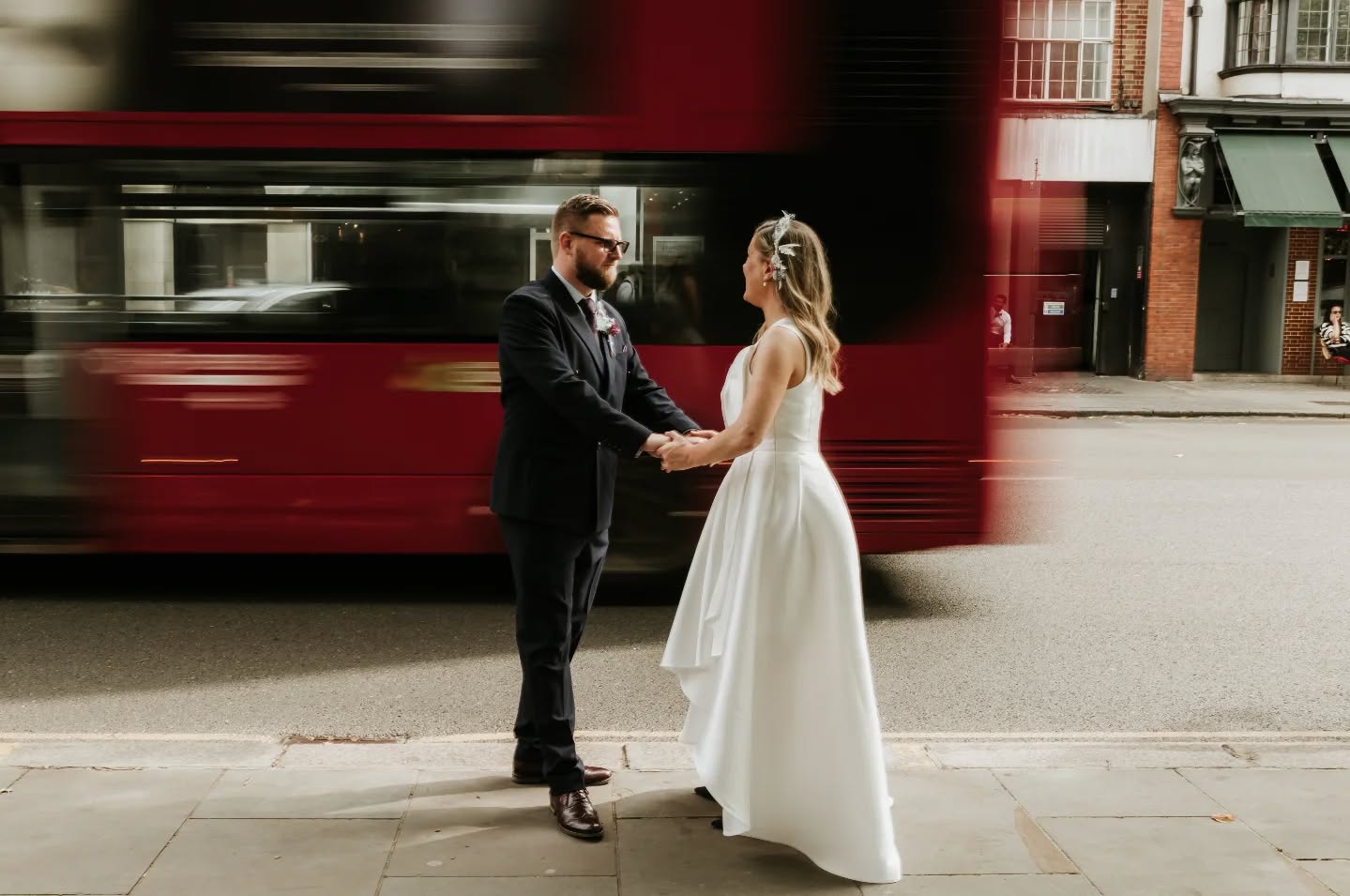 Chasing London busses.