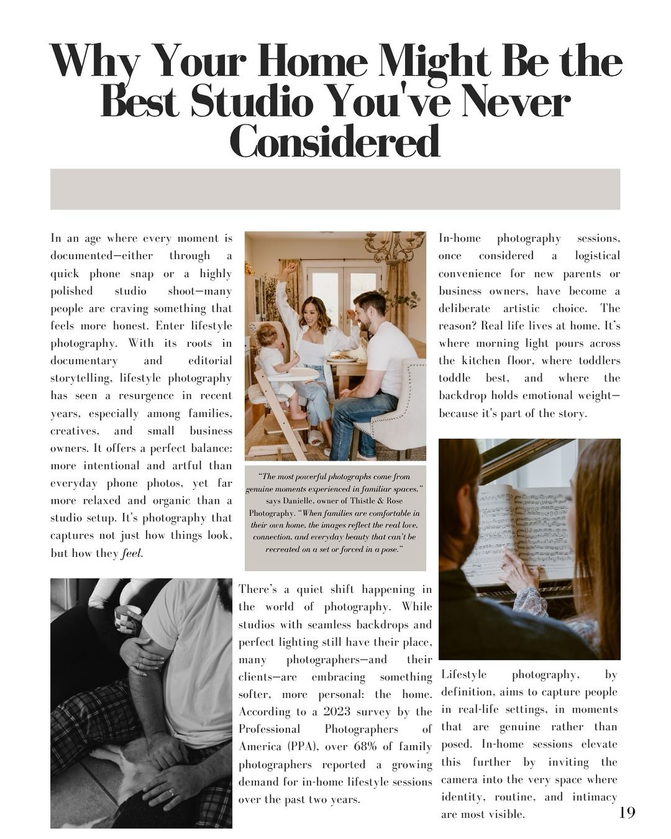 The owner of Thistle and Rose Photography shares her insights on a growing photography trend: what she sees, why it’s happening, and how to get it right.
Click the link in our bio to see the full article or to receive Valley & Ridge at your home each month.
#valleyandridgenj #valleyandridgemagazinenj #njphotographer #njadvertising #njsmallbusiness #njmagazine
