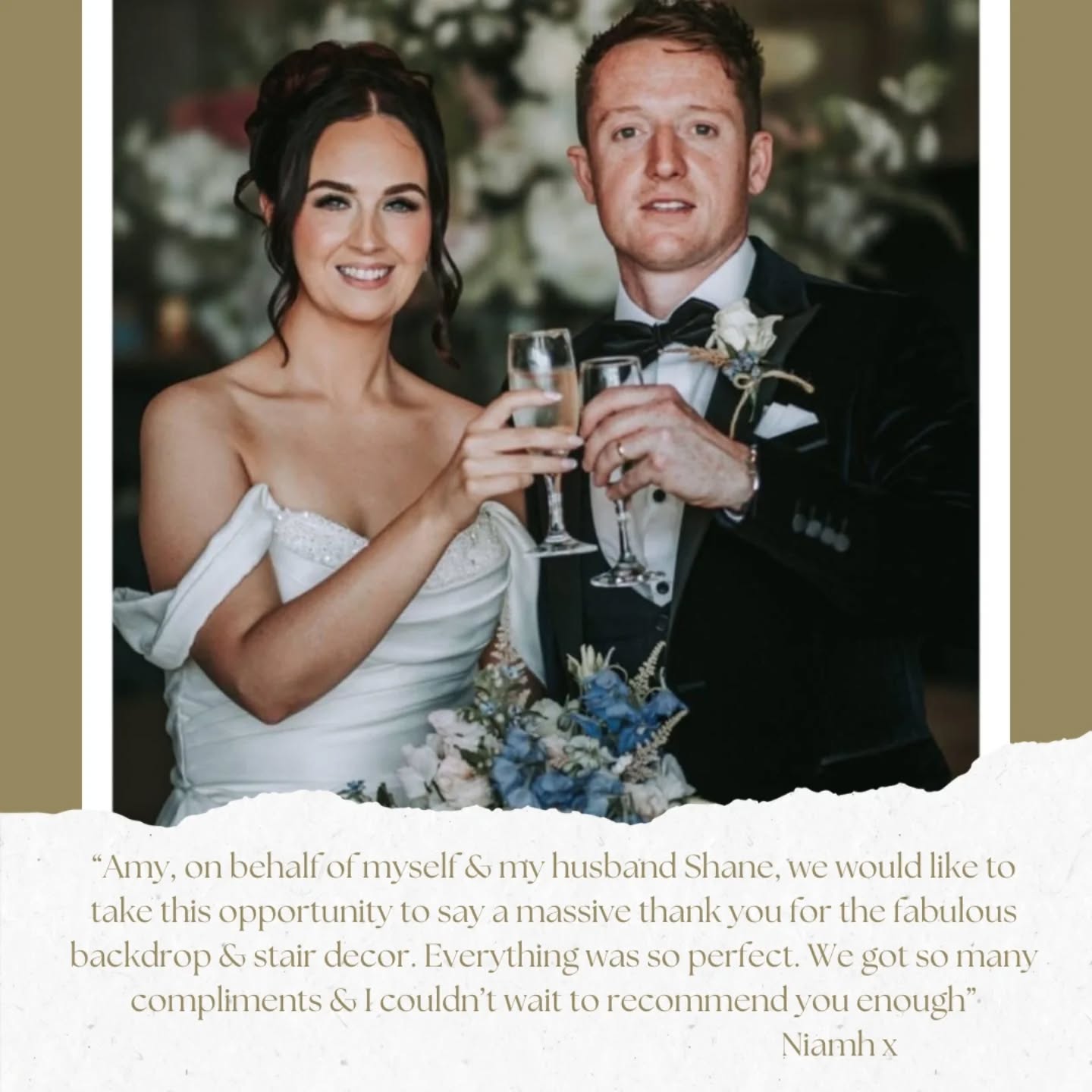 Kind words make our heart sing...
What a dream couple to work with🤍Was an absolute pleasure to decorate their wedding.
Beautiful image by @fra_lucchesi_photography