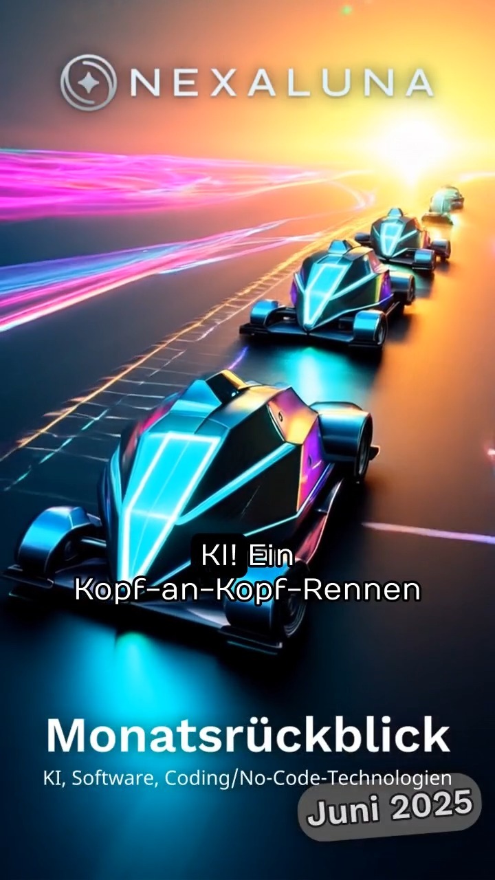 **Monatliches KI-Update - Juni 2025 ist da!** 🚀
Der Juni war ein echter Game-Changer in der KI-Welt und wir haben die spannendsten Highlights für euch zusammengefasst! Von bahnbrechenden neuen KI-Modellen, die unsere Vorstellungskraft sprengen, über revolutionäre Tools, die Kreativität und Produktivität auf ein neues Level heben, bis hin zu den wichtigen Debatten über Ethik und die Zukunft der Arbeit – es war ein turbulenter Monat!
**Einige Top-Themen, die ihr nicht verpassen dürft: **Wettrennen der Giganten:** Wer führt aktuell beim Wettkampf um das leistungsstärkste KI-Modell? Google Gemini, OpenAI’s GPT-5 am Horizont oder Anthropic's Claude?
**KI erobert die Sinne:** Unglaubliche Fortschritte in der Videoerstellung (Midjourney, Runway, Google Veo) und Robotik (Google DeepMind's Gemini Robotics On-Device) machen KI greifbarer denn je!
**Forschung, die staunen lässt:** Von Gedankenlesen bis hin zu KI, die neue Materialien entdeckt – die Wissenschaft ist im Höhenflug!
**Alltag wird smarter:** Neue Tools für Produktivität (ChatGPT Enterprise, Zoom AI Summarizer), Kreativität (Adobe Project Indigo) und smarte Geräte (Apple Shortcuts, Meta HSTN Brille) machen unser Leben einfacher.
**KI für alle:** No-Code-Entwicklung boomt! Mit Tools wie Anthropic's "Artifacts" und visuellen Buildern kann jeder KI-Apps erstellen.
**KI zwischen Fortschritt & Verantwortung:** Wir beleuchten die Debatten um Arbeitsplätze, Regulierung (EU AI Act) und ethische Fragen, die uns alle betreffen.\n\nEuch erwarten tiefere Einblicke und spannende Analysen zu den Kosten von KI, der deutschen KI-Skepsis und den neuesten Entwicklungen im Urheberrecht.
Taucht ein in die Zukunft der Technologie und erfahrt, wie diese Innovationen unsere Welt verändern! ✨
👉 Link zum kompletten Artikel und alle Details ist in Profilbeschreibung
#kiupdates #künstlicheintelligenz #aitrends #NexalunaAISolutions #innovations #zukunftdertechnologie #AIMonatsrückblick #technews #juni2025 #kiethik #nocodeai