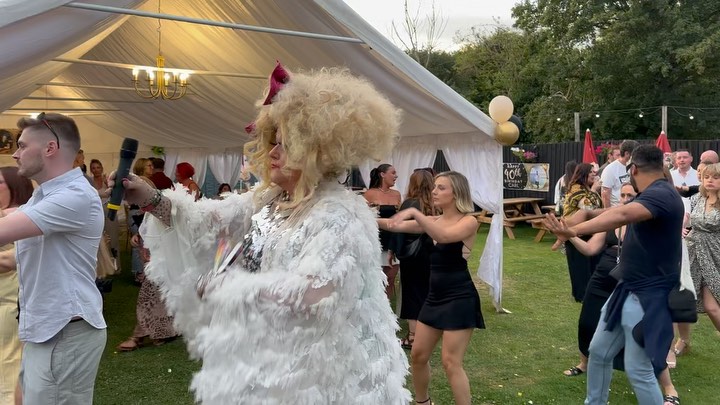 Happy Birthday Carl ♥️ Macarena Pride last night in Bedfordshire 🏳️🌈