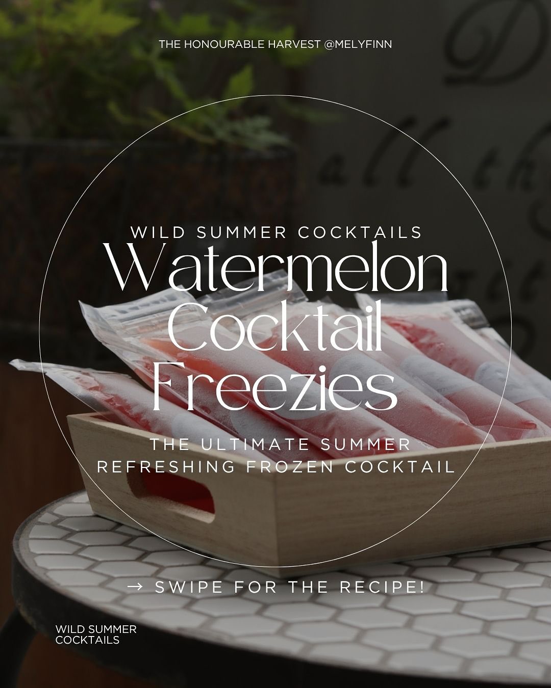 If you make one thing this summer, let it be these.
Sweet, spiked, and frozen, they’re a total vibe.
I knew that these cocktail freezies would hit the spot and add to the fun of my cousin’s bachelorette party. It has been so hot in Toronto, and I wanted something that would refresh and celebrate all at once.
Made with fresh watermelon, lime, mint, and a splash of something fun, sweet, a little cheeky, and perfect for those sticky summer days when a regular drink just isn’t enough.
These were such a hit I had to write down the recipe and share it with you. Whether you’re planning a party, a picnic, or just trying to survive the heat, these baby’s can cool you right down.
You can totally make these your own as well, just add the ratio of booze to base that I outline and you will be good to go!
Swipe through for the full recipe →
And tag me if you make them! I’d love to see your versions!
#TheHonourableHarvest #WildcraftedDrinks #cocktailfreezie #watermeloncocktailfruit #cocktails #summercocktails #wildbychoice