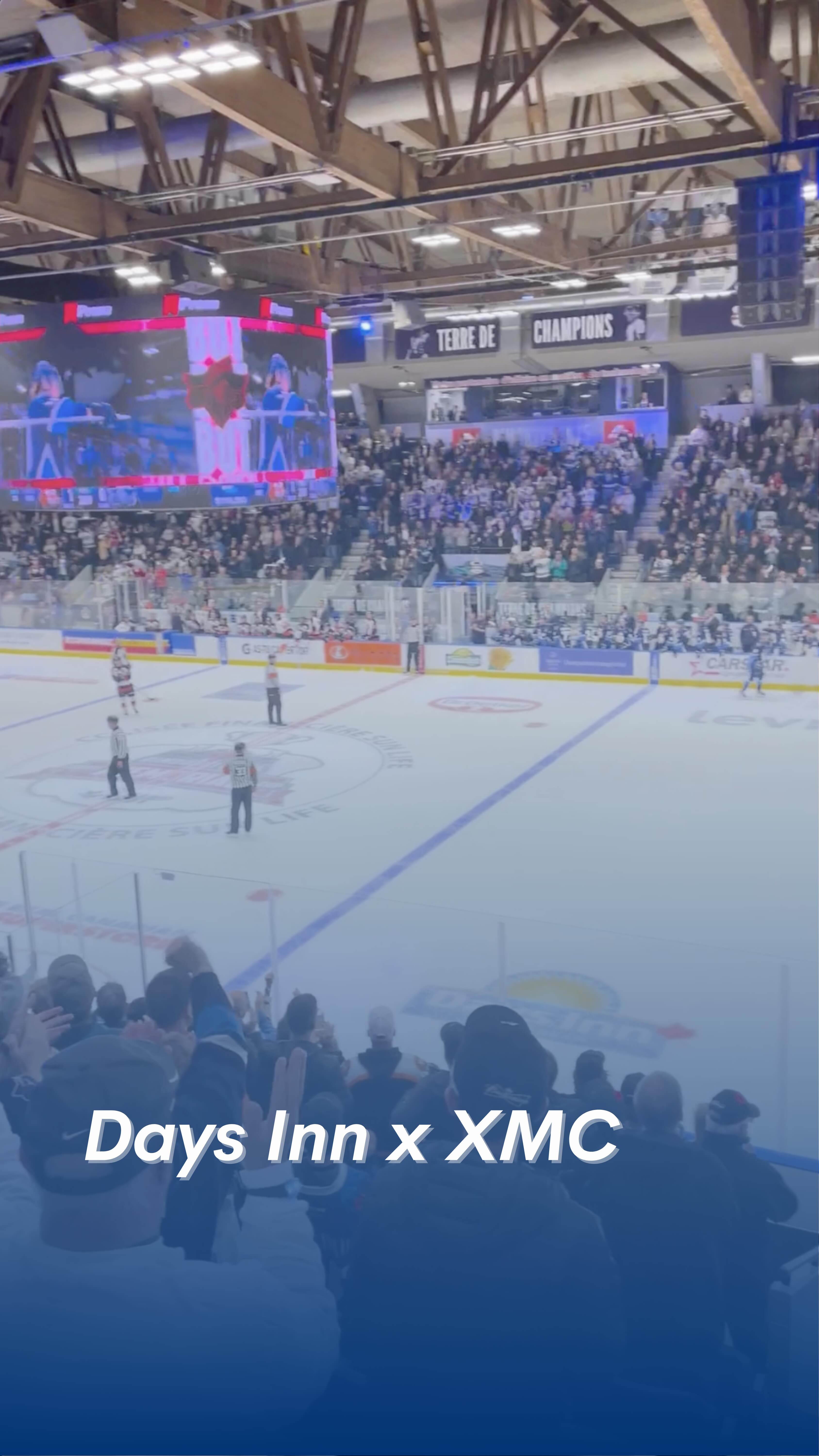 Game day memories made in Rimouski, QC!
At the 2025 Memorial Cup, XMC teamed up with Days Inn to bring a fan favourite photo booth to Sun Life Financial Coliseum. Custom keepsakes and a chance to win 1 of 3 giveaways made it a weekend to remember!
#eXperienceIsEverything #eXperiential #BrandAmbassadors #MemorialCup