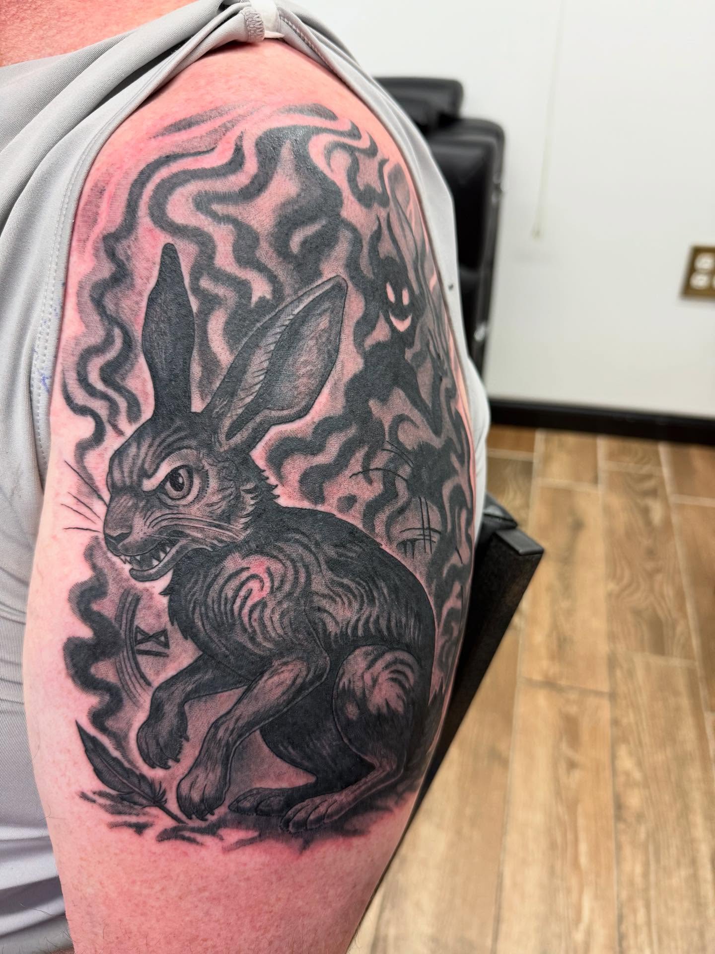 Client’s artwork done up with AI. Had a lot of fun with this one, both design and client!