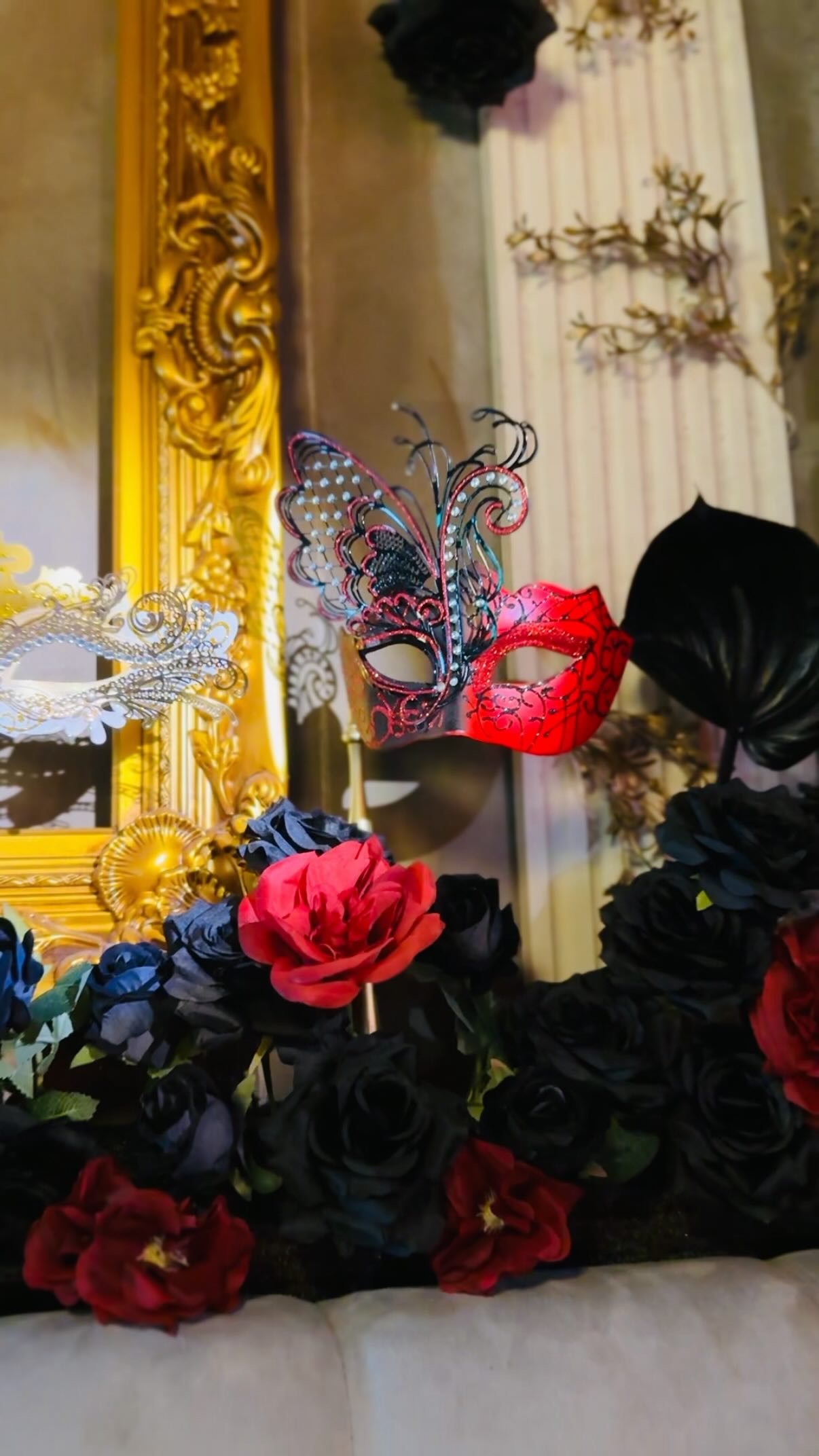 Finally done ❤️
Finally completed the second project:
A unique combination of red and black roses creates a mysterious vibe that fits perfectly with the Moulin Rouge theme to give the restaurant a fresh look! 🌸 (Hope my bosses likes it.) Paired with the newly introduced giant TV projection, it feels completely revitalized!
@eddy_yeungggg @bruce.ky @gulugulu__hk