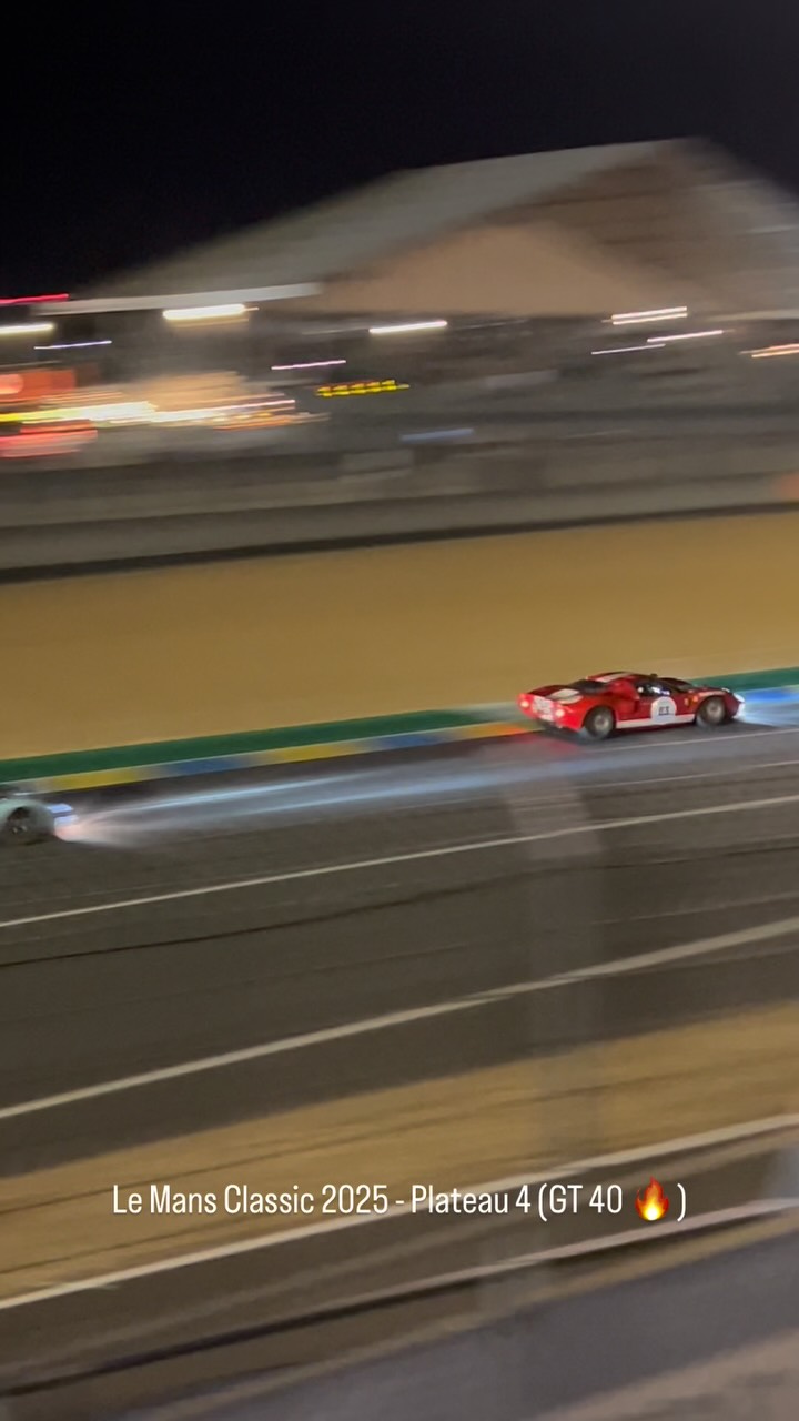 @lemansclassic 2025 🔥 3 crazy GT 40 on the podium (Grouo 4)