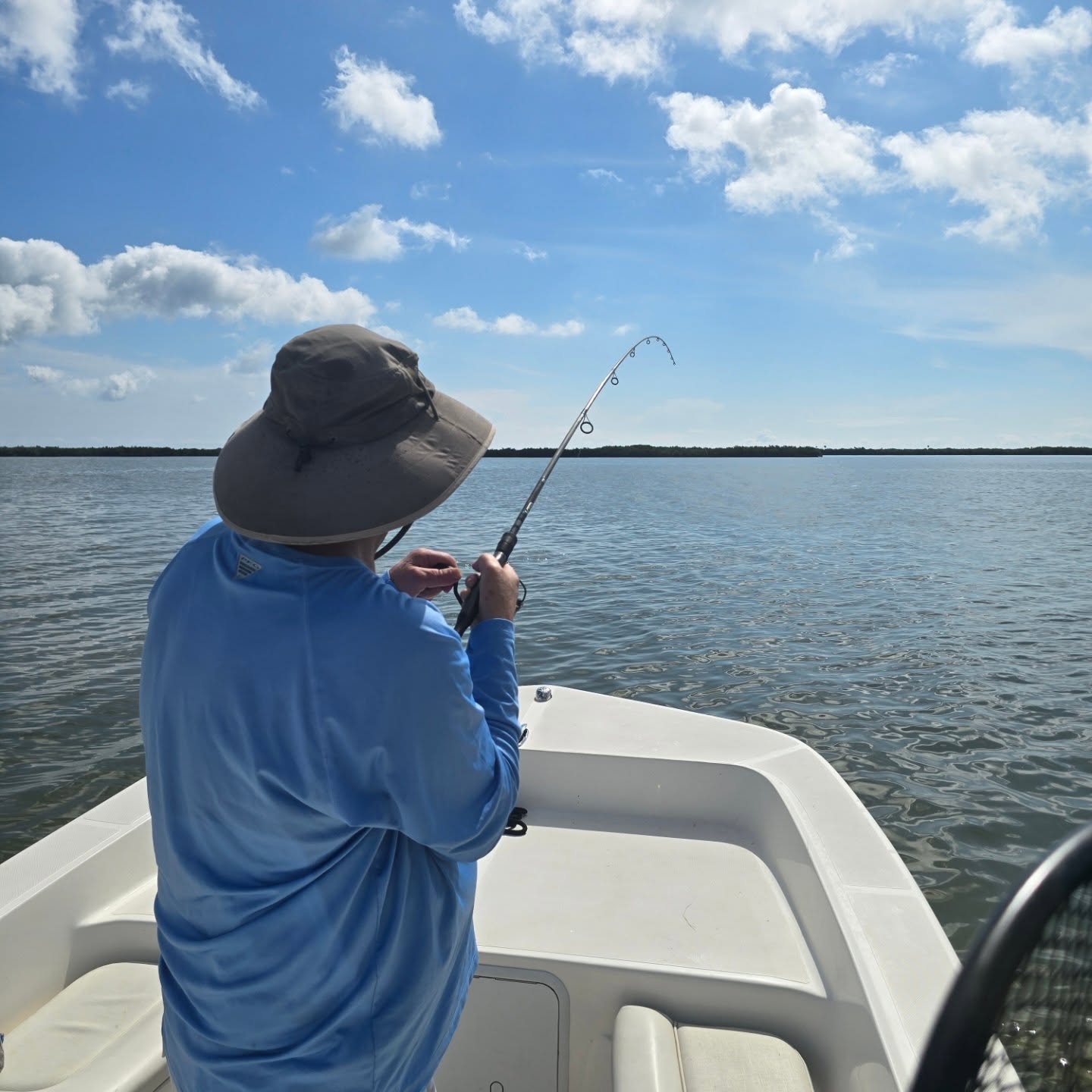 My client steve putting work with #kto_customrods and #floridafishingproducts !!!!! Www.coderedfishingcharters.com
