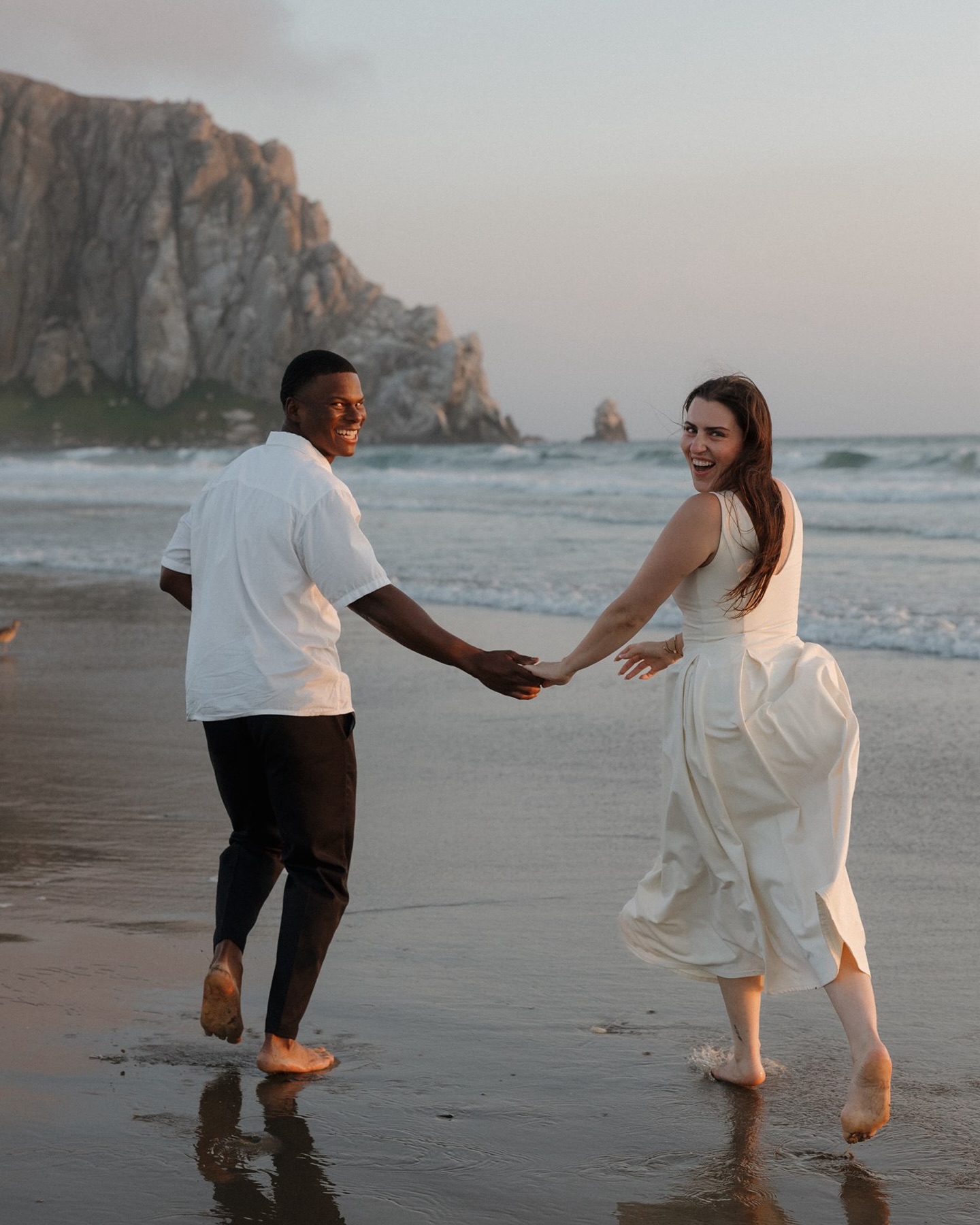 Your proposal story is one you’ll tell forever. Kat said yes to forever with Tim on one of the most beautiful Morro Bay evenings.
Tim originally planned for a proposal in June but needed to reschedule. It happen to work out that her parents were visiting from Boston to witness the moment.
I have so many favorite moments as I documented this, like Kat's mom telling Tim he is family now as they took a group photo—something so simple, but a reminder that this is the beginning of their families combining.
The tears she cried as she watched her daughters proposal.
Kats enthusiasm as she got the man of her dreams and ring they designed together. Her selfie of both!
Kelseys excitement as she announced to Kat “welcome to your engagement session” and we all ran down to the ocean for the most perfect evening.
Kelsey and I said it before they walked up. Were excited for this proposal. We could feel Tims excitement and nerves. We could feel the love. We might be hopeless romantics but we love what we do.
Congrats to @katcrabtreee and Tim! Thank you for having @picnics.bykelsey and I part of your incredible moment!
Ring: @candefinejewelry
#proposal #proposalphotographer #morrobayphotographer #shesaidyes #weddingphotographer