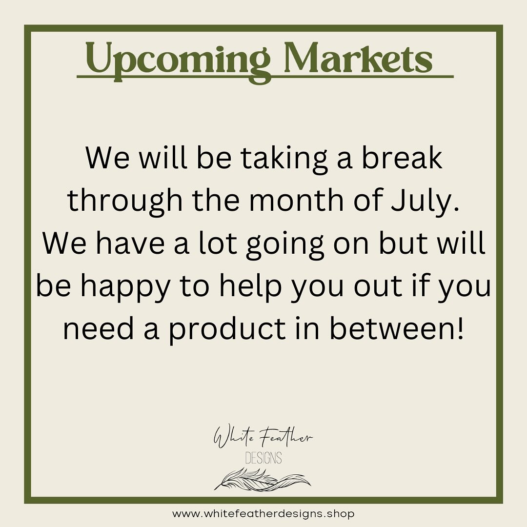 We will be taking a break to take on some things to help us come back bigger, better and stronger!
If you need us reach out on Instagram but we will be quiet for a few weeks!
Thanks for your support and looking forward to it going forward!