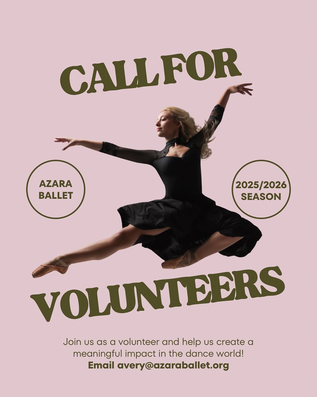 Become an Azara Ballet volunteer! 🩰 We have in-person and remote spots available. Interested? Email avery@azaraballet.org or visit the link in our bio to sign up! 💌
Dancer: @avawilliams___
Photo Credit: @sorcha_augustine
#azaraballet #volunteer #ballet #nonprofit