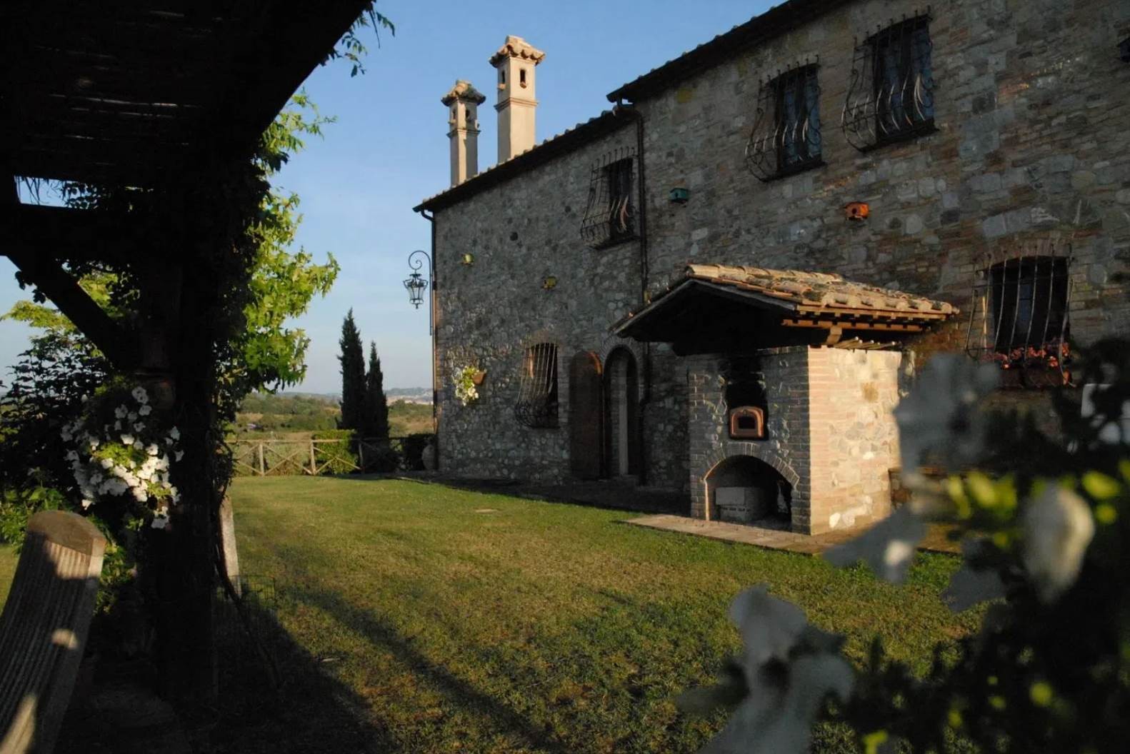 ✨ Charming Stone Country Estate | Umbria–Tuscany Border 🇮🇹
€1,150,000
Perched on a serene hilltop straddling the romantic border of Umbria and Tuscany, this refined rustic retreat offers sweeping countryside views, total tranquility, and timeless Italian charm.
🏡 Main Residence | 490 sqm
Lovingly restored with authentic materials: exposed beams, terracotta floors, handcrafted windows, and stone facades.
• 5 bedrooms | 5 bathrooms
• Bright living + dining areas
• Fully-equipped kitchen
• Private study
• Independent guest apartment
🏠 Outbuilding | 162 sqm
Perfect for conversion into a guesthouse or studio.
🌳 Land | 2.7 hectares
• 2.2 ha agricultural land
• 0.48 ha landscaped gardens
• 15x7m pool with Roman steps + whirlpool
• Outdoor wood-fired oven & shaded gazebo
• Ornamental pond
🛠️ Modern comforts: LPG heating, thermal insulation, public water connection.
🪵 Move-in ready, impeccably maintained.
📍A rare find on the Tuscany–Umbria border, where history, nature, and elegance meet.
📩 DM for more info or private tour.
#CountryEstate #ItalianVilla #UmbriaTuscany #StoneFarmhouse #DreamHome #LuxuryLiving #ItalianRealEstate #RusticElegance #MoveInReady #HistoricCharm