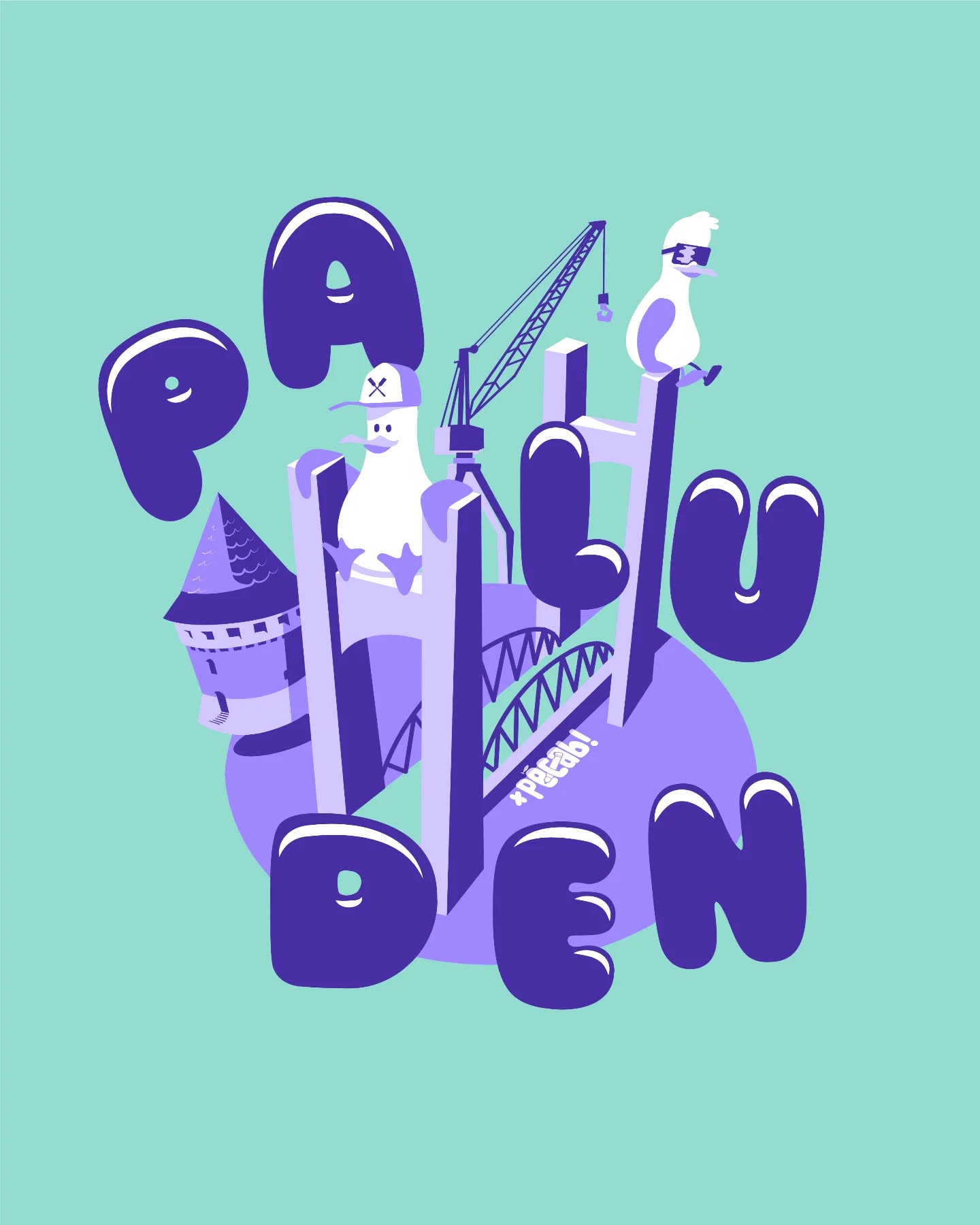 ✏️ 1/3 Brest - The City . Visuel pour @paluden__ , dispo sur textile ✨️