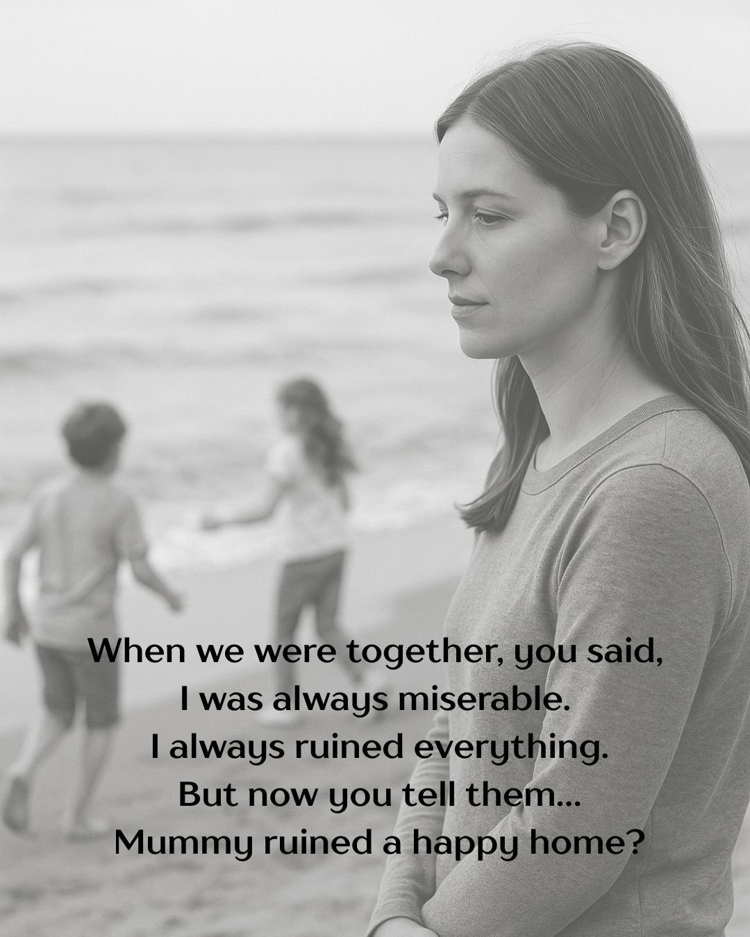 When we were married, I was sad.
I was anxious.
I was walking on eggshells.
You called me miserable.
Said I was too sensitive. Said I ruined every moment.
And maybe… back then… I believed you.
But now that I’ve left —
you tell our children I ruined a happy home?
There was nothing happy about the way I lived in that house.
Not when I cried alone in the bathroom.
Not when I flinched at your moods.
Not when I tried to keep the peace that you kept breaking.
I didn’t ruin a happy home.
I escaped a painful one.
And one day, they’ll see the truth —
not through my words,
but through the peace they feel when they’re with me.
#emotionalabuse #coparentingtruths #breakingthecycle #truthwillout #healingafterabuse #becomingunbroken