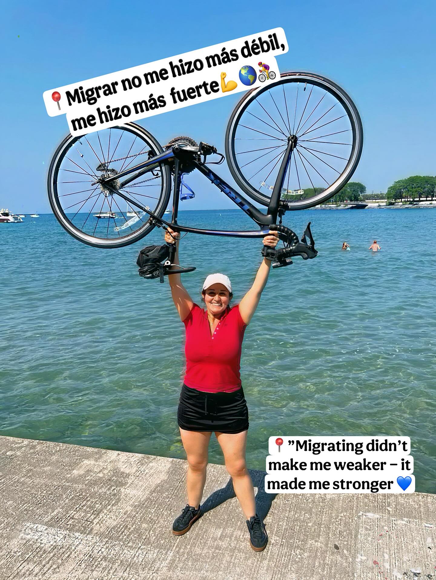📍 Migrar no me hizo más débil, me hizo más fuerte. 🌎💙
#puertasdepapel #mexicana #soymigrante
📍”Migrating didn’t make me weaker — it made me stronger.” 🌎🚴♀️ #PaperDoors #selenepartida