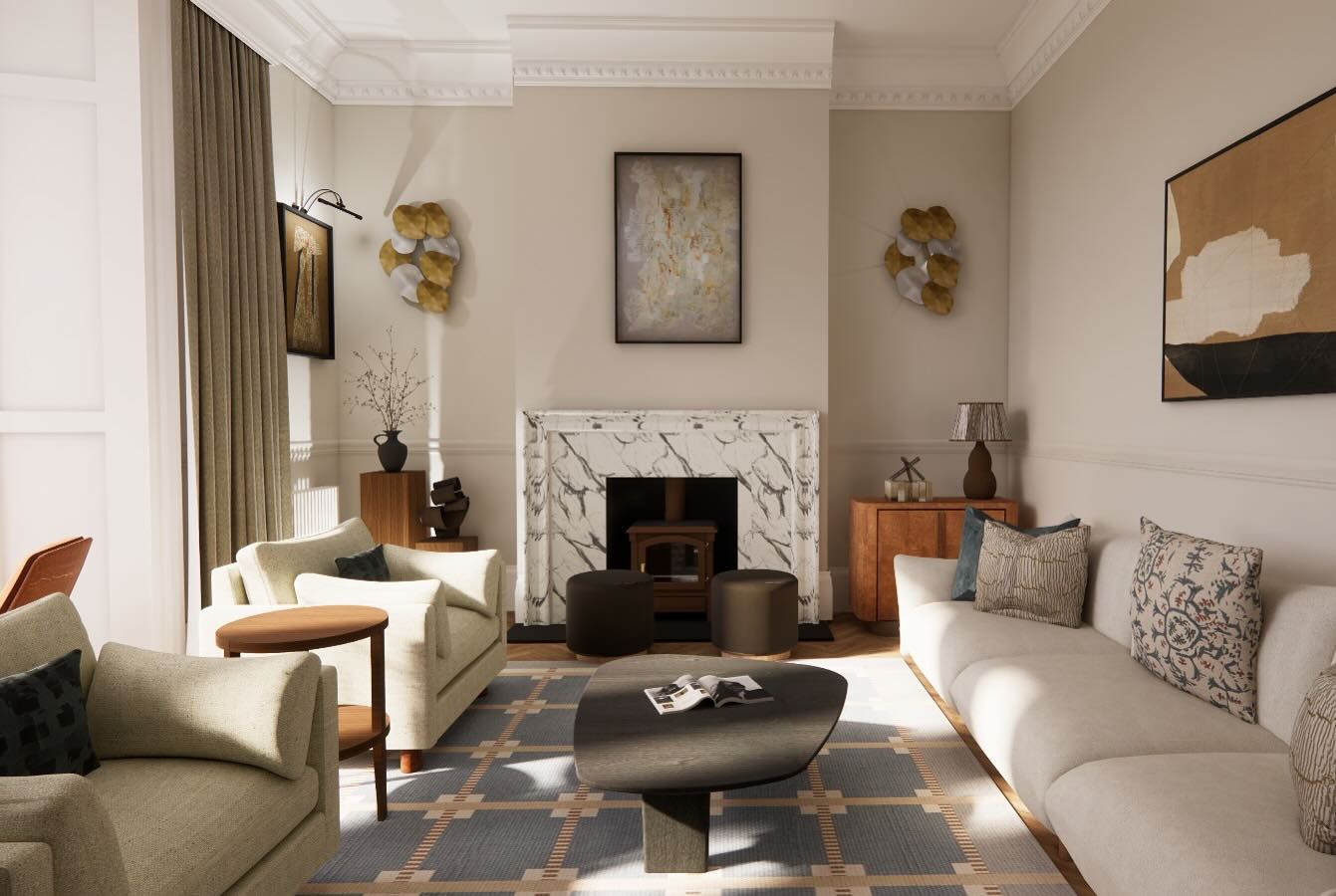 Weâre BEYOND excited to share the initial concepts for our Clifton project with you! These CGIs give our client a feel for the design at the concept development stage - weâve still got some tweaks to make (including some incredible lighting features!), but weâre so excited to be diving into design development.
The before and after on this one is going to be so good - watch this space! đ
Weâll be sharing more concept images soon, including a sneak peek at the bedroom design - and trust us, you wonât want to miss it.