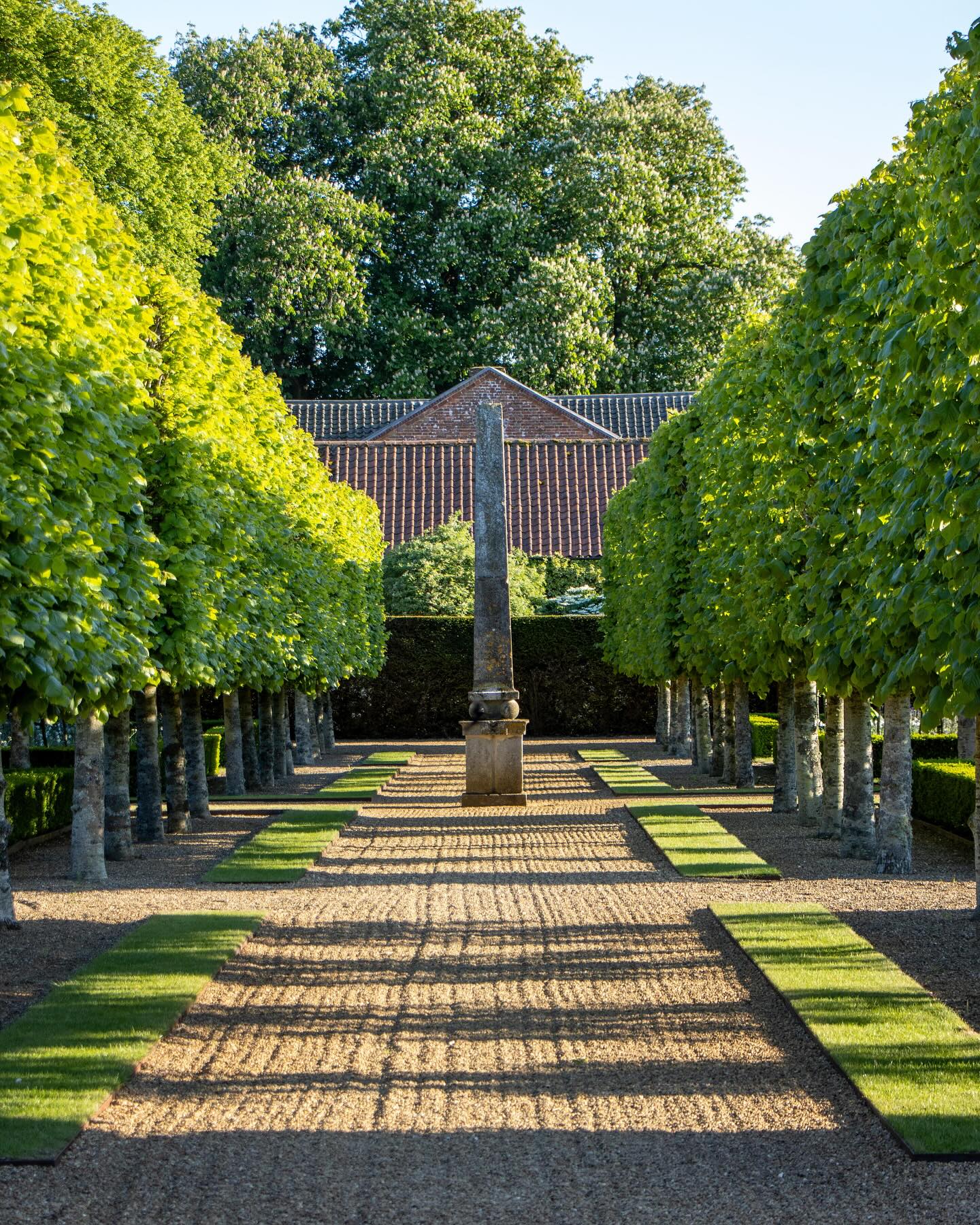 The Italian Garden was inspired by the formal gardens at Cetinale