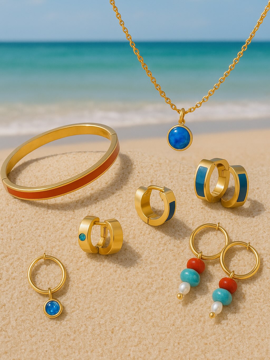 “Celebrate in style ✨ Red, white, & bold—our favorite pieces with patriotic pops are made to shine this Fourth. #FourthOfJulyStyle #RedWhiteAndJewels #holidaysparkle