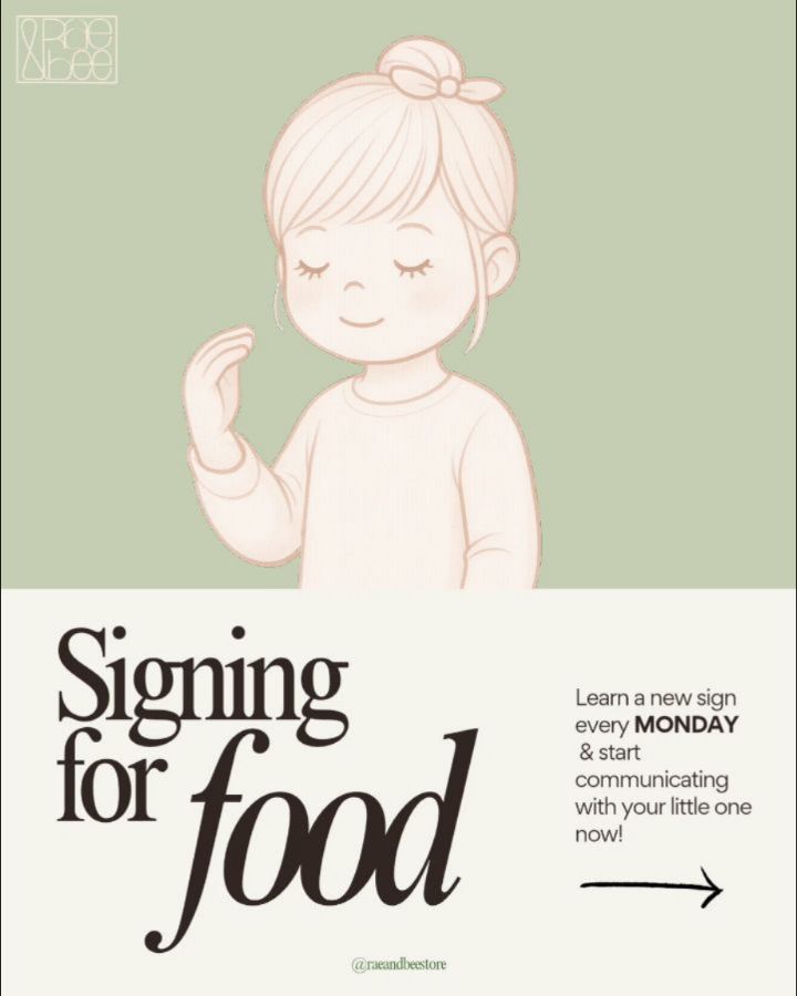 ✨ One of the funniest milestones with Rae was when she suddenly turned around during play and signed “food” at us, asking for a snack 🤣
It’s also pure magic when we need to pause play for mealtime, show her the sign, and she understands why we stop. She signs back, smiles, and toddles to the kitchen with us, excited to help “cook.” 🥣
Using baby sign language has made our days smoother, connected, and filled with giggles — and you can start today too!
🤚 Follow us for free baby sign posts every Monday and join the journey toward early communication & fewer tantrums.
👶 Tag a parent who’s using baby sign or thinking of starting — they’ll thank you later!
#BabySignLanguage #EarlyCommunication #MontessoriAtHome #GentleParenting #BabyMilestones #RaeAndBeeStore #ParentingTips #SignLanguageForBabies