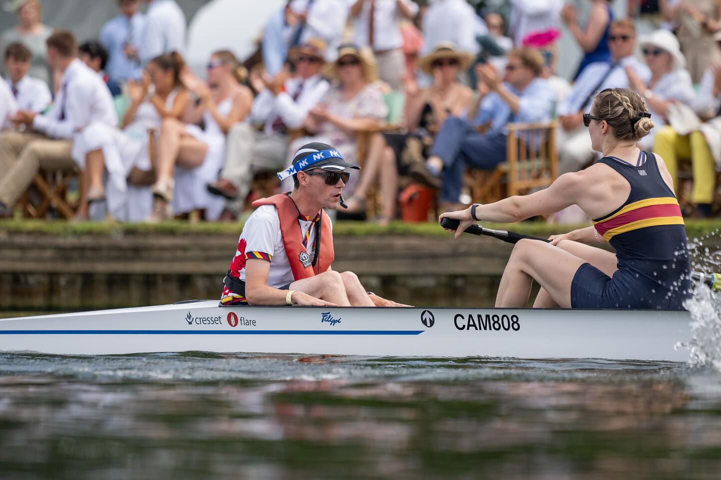Henley Royal Regatta Roundup:
What an incredible time. With 23 athletes qualified across 4 crews, we were eager to see them lay it all on the course against the best that rowing has to offer. They did not disappoint.
Wargrave Challenge Cup - The crew raced Vesta R.C. ‘A’ on the Tuesday; making history for the club not only by qualifying our first women’s VIII+ at the regatta, but also by winning their first heat with brio. On the Wednesday, they fought well against Thames R.C. ‘C’, and lost by 1.5 lengths. We are so proud to see the development the women’s squad has undergone this year.
Diamond Challenge Sculls - The luck of the draw had Ed draw none other than Olympic champion Olli Zeidler. As they raced on the Thursday, Ed made sure to storm off the start so he could enjoy being ahead for a few strokes, before being taken over by his opponent.
Wyfold Challenge Cup - Another strike of the luck of the draw! Our men’s IV- had to face the U19 World Champions in the Sydney R.C. crew. They fought hard, led at the barrier, left everything they had on the track, and lost by a respectable 3.5 lengths.
Thames Challenge Cup - Our men’s VIII+ had us hold our breaths and they broke our hearts a little, as they steamed ahead of Tideway Scullers School until over half of the course, to then be taken over and lose by just over a length.
As the best week of the year in rowing world came to an end, we are incredibly proud of all our crews, and we look ahead to step on to HRR 2026.
Want to be part of our historic development next year? Link in bio.