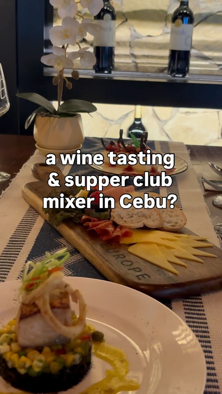 Supper club is here! ๐ท๐ฅ
Greetings all you wine and foodie lovers โ Weโre bringing in our own spin to making new connections in Cebu while enjoying special offerings from @europefusion.
Earlybird promo is out. Sign up while slots are still avail! #cebu #cebucity