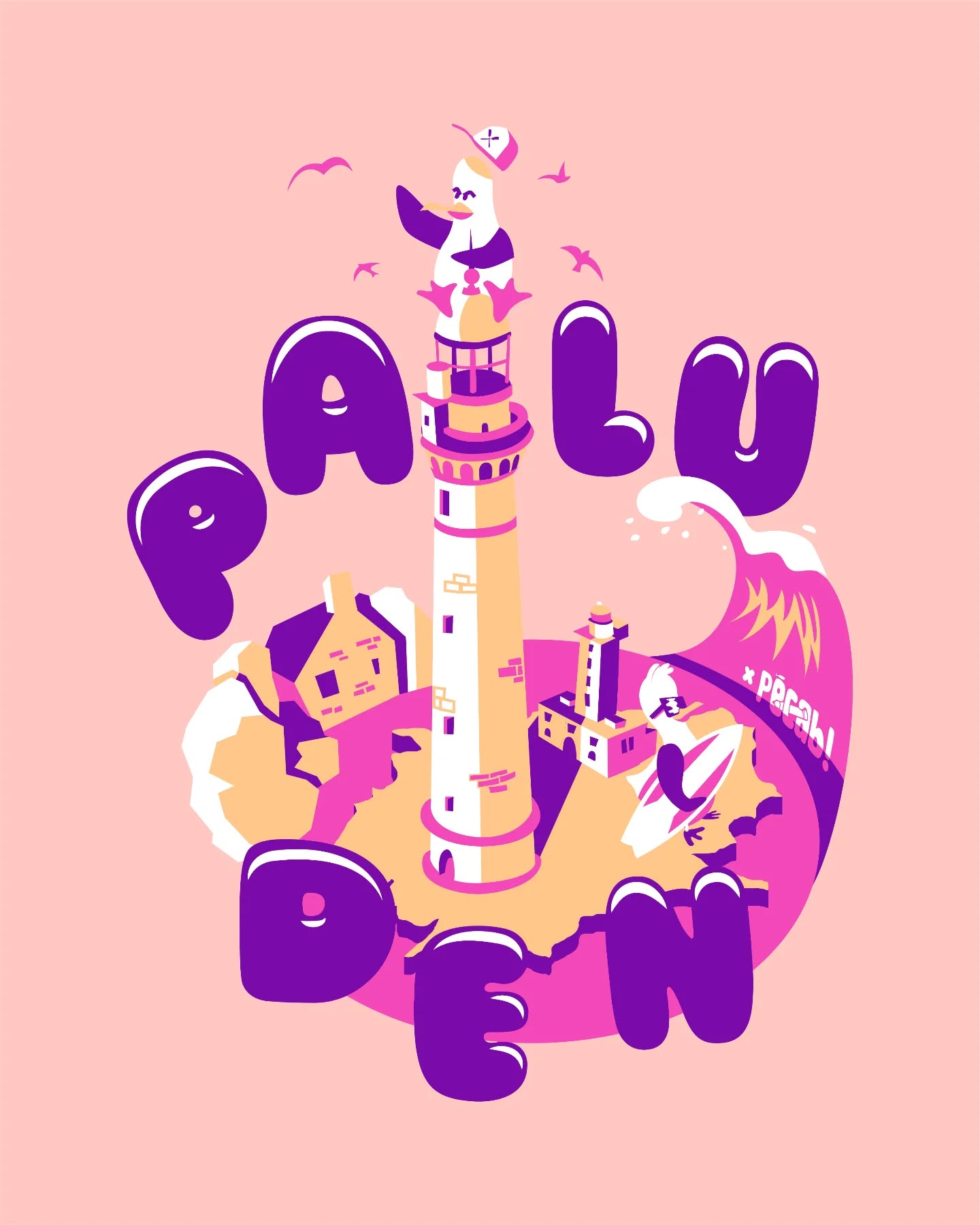 ✏️ 2/3 Les Abers - The Coast . Visuel pour @paluden__ , dispo sur textile ✨️