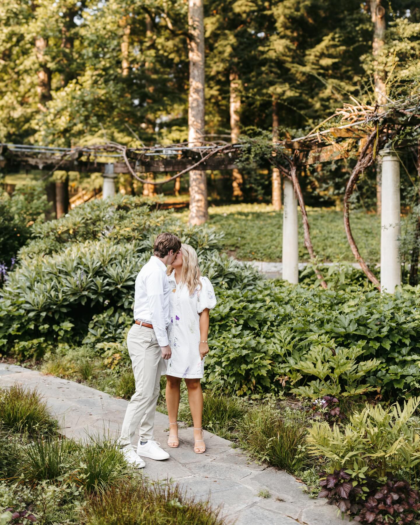 A b i g a i l + T a y l o r
Engagement photos with soon-to-be Mr. & Mrs. Bell!! A morning in the gardens with these two is just what our souls needed. Lead photog, Mary Catherine, got to know these two while freezing this season through photos among Atlanta’s lush greenery (& summer heat iykyk). We are SO looking forward to continuing the celebration next summer!!! #ashlyncatheyphotography | Captured by Mary Catherine