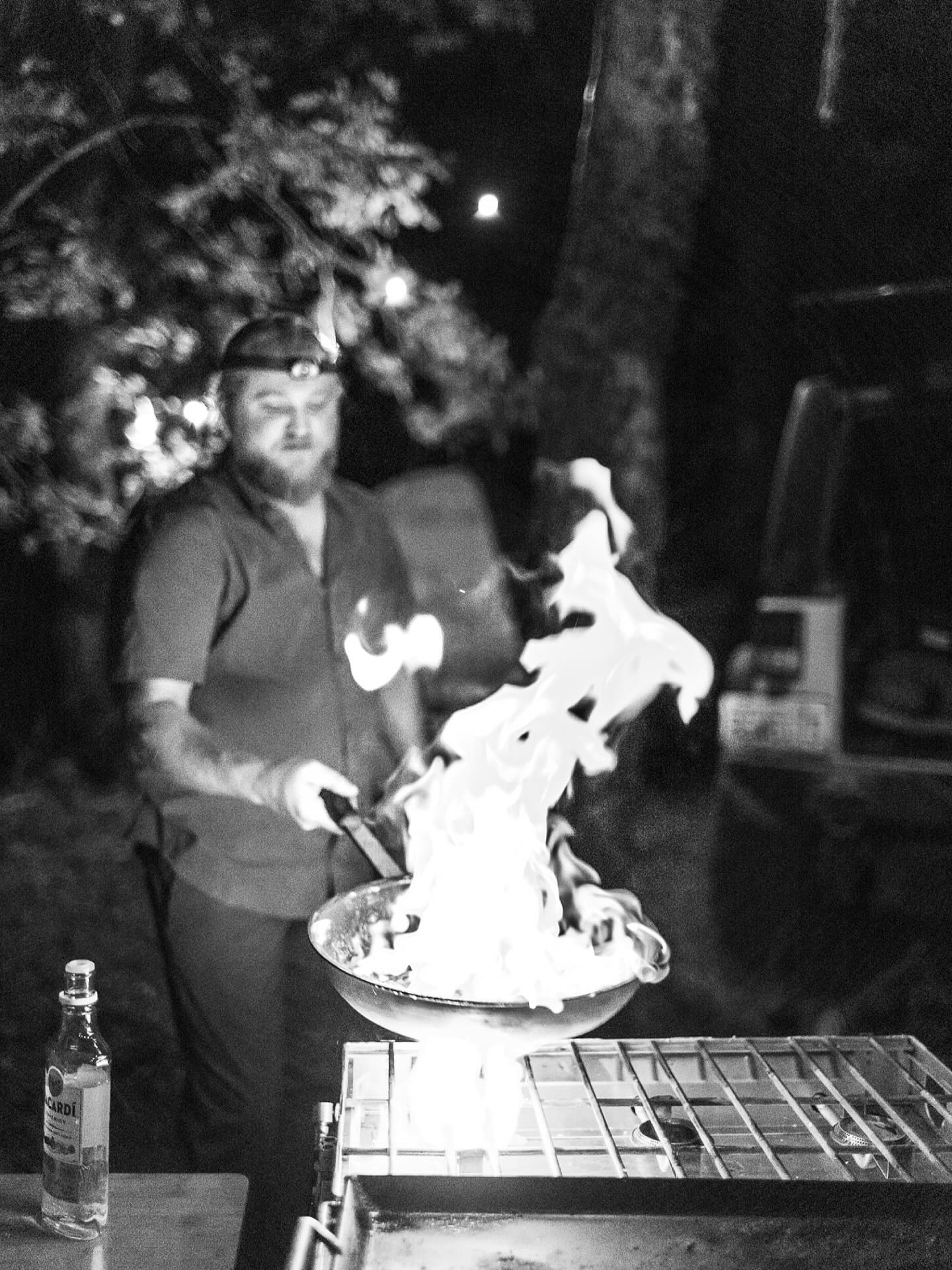 Banana rum cakes anyone?
By special request, we ran some incredible Tortuga style rum cakes with cinnamon and banana flambé!
Photo cred. @purposebuilt_trevor
#overlanding #catering #campcooking #privatechef