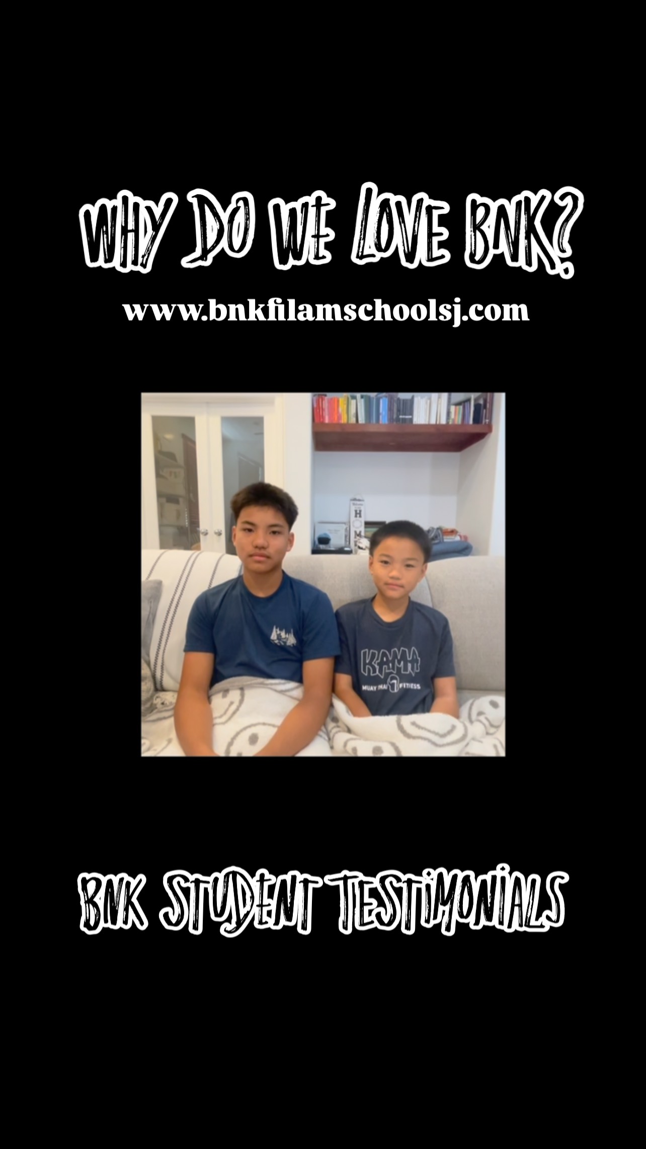 ONLY ONE MORE WEEK till the first day of BNK!
Powerful testimonials from our BNK students Dante and Mateo who has been with us since day 1. Also, checkout how Dante made his own beats in the background.
Have you registered yet? Heard there are limited spots left! No one wants to miss out on a Filipino American School for K-8th graders!
Register now at www.bnkfilamschoolsj.com
#bnkfilamschoolsj #filipinoamerican #filamchildren #filamschool #bayaningkabataan #childrenheroes #filameducation #k-8filamschool #elementaryagechildren #secondaryschool #culturalschool #summerprogram #filipinoschool #knowhistoryknowself #nohistorynoself #payitforward #nextgenerationfilams #filamyouth #proudfilipinx