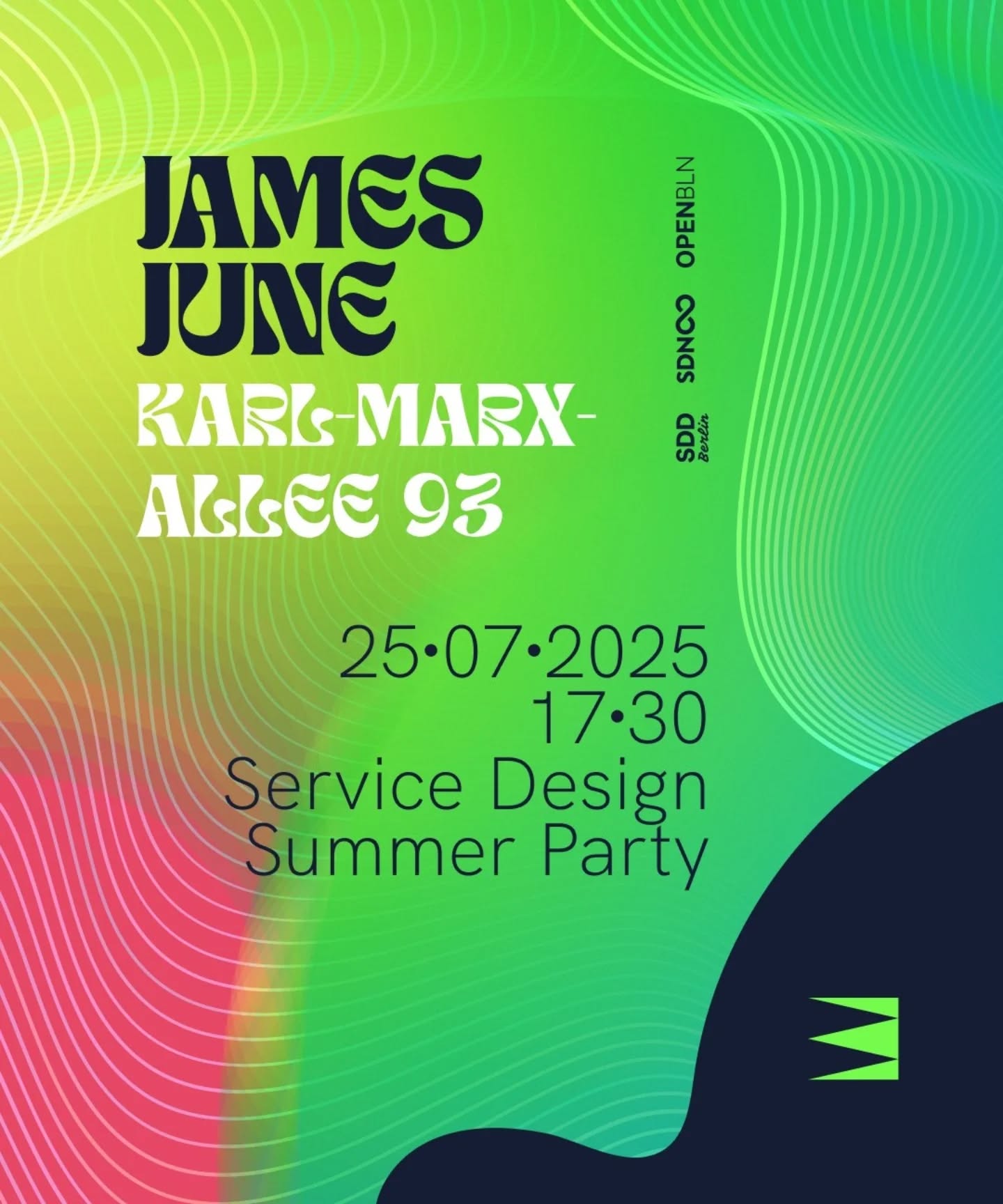Let’s celebrate at James June in #Friedrichshain!
Did you already get your ticket for the Berlin Service Design Summer Party? Find the link in our bio and come on board for the big summer celebration at James June in Friedrichshain.
“From a local pallet store started in the ’80s, to a diverse and colourful coworking space. As a community-oriented coworking, we’ve built our infrastructure to offer many communal areas where our members exchange with each other daily. Community breakfasts, everyday lunches and the occasional Feierabendbier happen here!”
📍James June Sommergarten
Karl-Marx-Allee 93, 10243 Berlin
U5 Weberwiese
#ServiceDesignDrinks #sddberlin #summerparty #servicedesign #sdn #sdnberlin #Berlin
www.sddberlin.com
