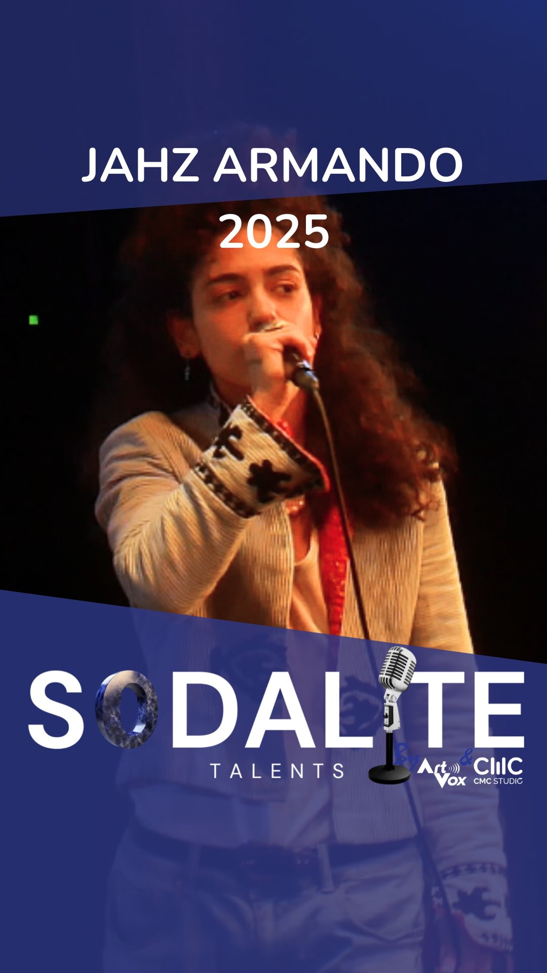 Coup de projecteur sur Jahz Amando, finaliste de la 1ʳᵉ édition de Sodalite Talents 2025 !
Une interprète à l’univers singulier, qui a bouleversé jury et public par sa sincérité, son charisme et une voix qui transcende les styles. Son parcours ne fait que commencer et promet déjà de belles étapes que nous suivrons de près.
Merci pour ta confiance, Jahz — et bravo pour cette performance mémorable !
Sodalite Talents : le tremplin dédié à la chanson originale, signé @artvox_paris & @cmcstudiofr.
Artistes de la 1ʳᵉ promotion :
@itsmanonsarah @colletteavecletrema @leva.officiel @justinemayer__ @emiliemarcadeoff @shes.late @cyrenemusique @jesuisliv_ @jahzarmando @billy_boguard @arca.aime @candyce_singer_officiel
—
#SodaliteTalents #ArtVox #CMCStudio #NouvelleScène #TremplinMusical #VoixDeDemain