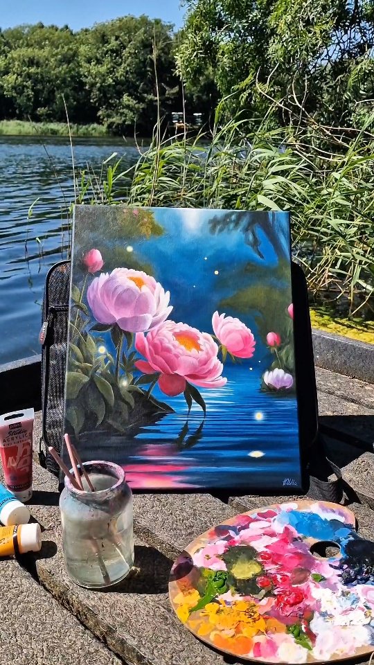 POV: you ditch the doubt, paint by a sun-lit lake, and watch your dream come alive ✨🎨
Brushes flying, heart roaring, peace booming louder than fear, this is my kinda glow-up.
If you’ve got a fire inside, let this reel be your sign to chase it hard and loud. 🔥
Original & fine-art prints just dropped on my site - link in bio.
UK + US shipping now live.
Double-tap if you’re on your own passion quest & tag a friend who needs the push! 💖
#artreveal #womeninart #dreamchasers #acrylicpainting #artistsoninstagram #arttok #supportsmallbiz #peonypainting #followyourpassion