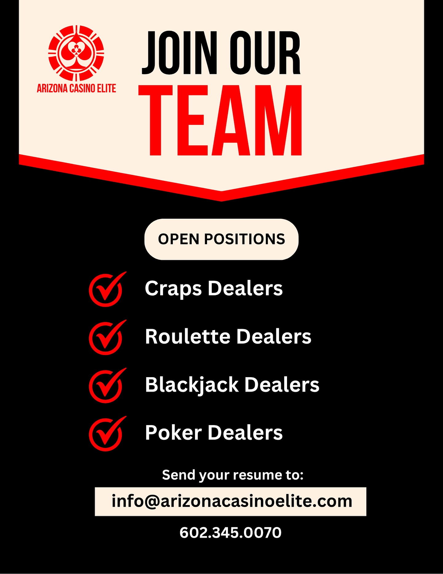 Love cards, people, and fun vibes? We're dealing you IN. Join our team!!❤️