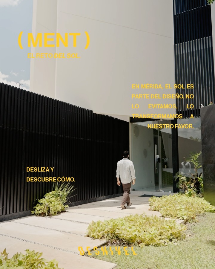 MENT es el diseño arquitectónico en función del habitante.
27 departamentos en 980 m2 que aprovechan al máximo su orientación, ventilación y luz natural.
Una arquitectura que abraza el entorno, protege del calor y ofrece espacios llenos de confort en su interior y vistas únicas para apreciar el entorno.
DESNIVEL + @arkhamprojects
#DesnivelArquitectos