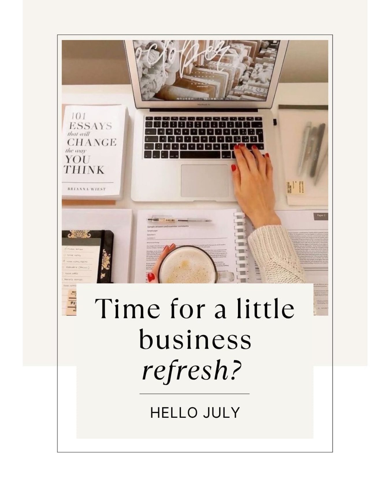 The start of a new financial year is the perfect excuse to check in on the little things, you know, those BTS details that keep everything running smoothly and looking polished. ✨
Here’s a quick audit to work through:
✅ Is your pricing still aligned with your experience and time?
✅ Are all your website links working and easy to navigate?
✅ Are your email automations still doing their job?
✅ Is your branding consistent across everything?
✅ Do your bios and highlights reflect what you actually offer?
No need for a full-blown makeover, just a quick zhuzh to keep things aligned and moving.
Need help with Canva templates, a fresh service menu, or a quick Shopify tidy?
Right up my alley. 👩🏽💻
#thelittlebusinessco #smallbizrefresh #virtualassistantaustralia #goldcoastsocialmedia #shopifydesigner #smallbizsupport #canvadesigner