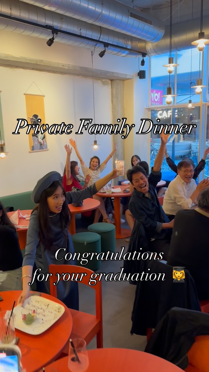 Private Dinner
Eat well Play well
Thank you for choosing SHIN to celebrate your graduation👩🎓that was really memorable time❤️wishing you all the best this memories makes you stronger for your future career☺️
#japaneserestaurant
#japanesecuisine
#japaneseculture
#privateparty
#privatedriver
#party