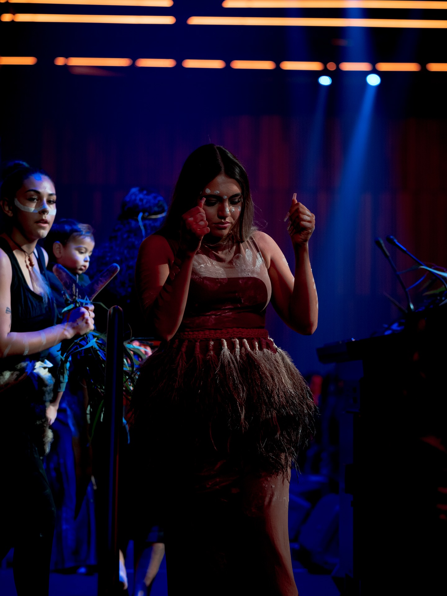 So proud of all the sisters who danced together for the opening ceremony of the @vicnaidoc Ball, a special experience our BoonWurrung Ngargee dancers will never forget 🤎✨