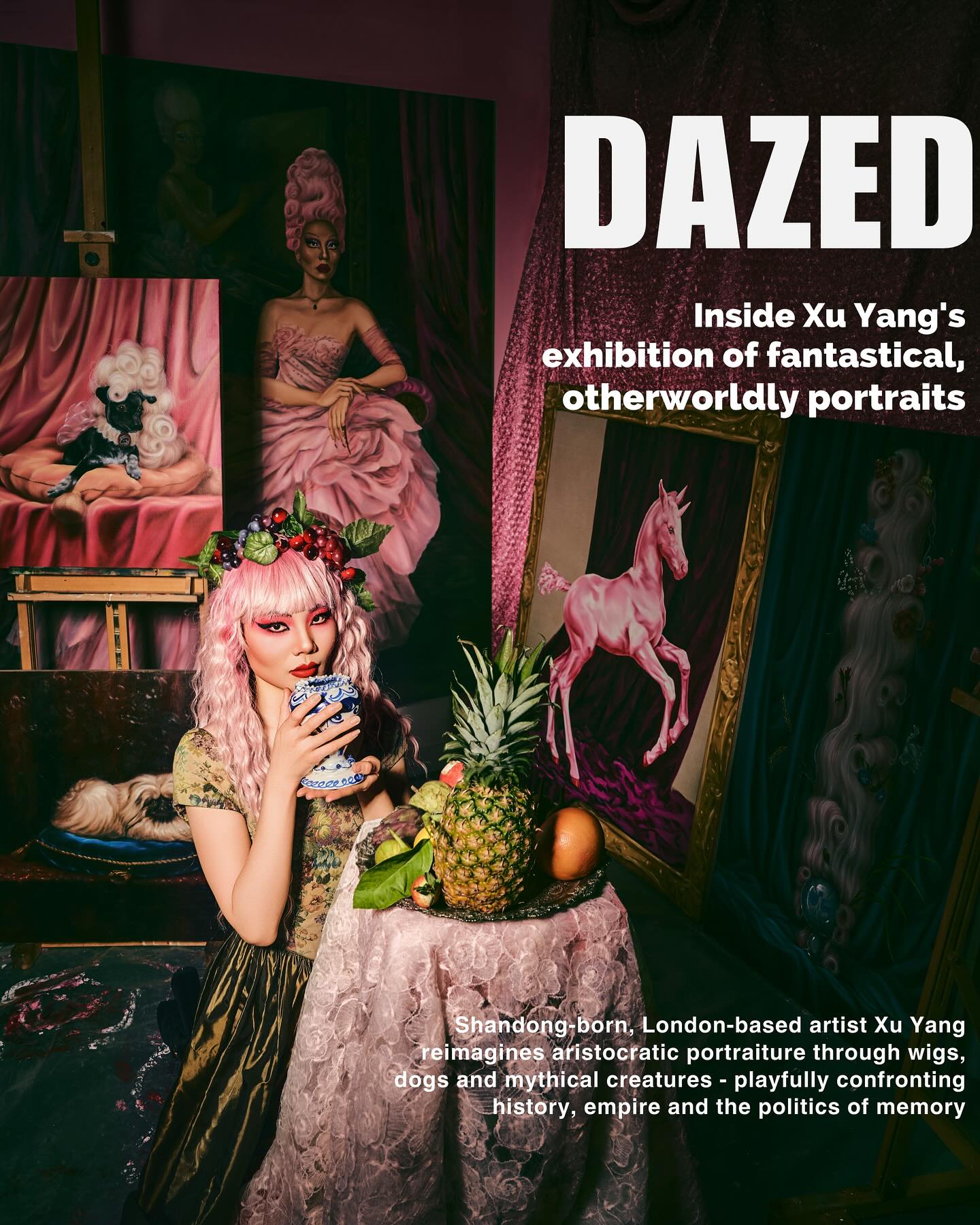 Thank you, Halima Jibril for coming to Normandy to see and review ‘Forget Me Not’. What a brilliant piece about Xu Yang’s exhibition.
Link to full article is in the bio.
Final week to see!
Exhibition made possible with the kind permission of the Turgot family, thank you!
@h.alimaa
@_xu.yang_
@dazed
@chateaudelantheuil
@baterandstreet