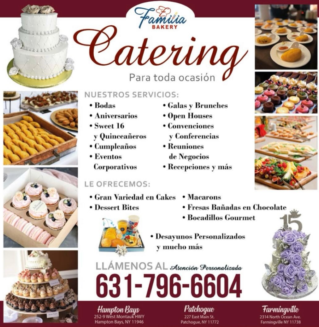 Excelencia en Catering para cada ocasión!!! Para atención personalizada llamar 📞 al 631-796-6604 #cateringsuffolk #especialevents
