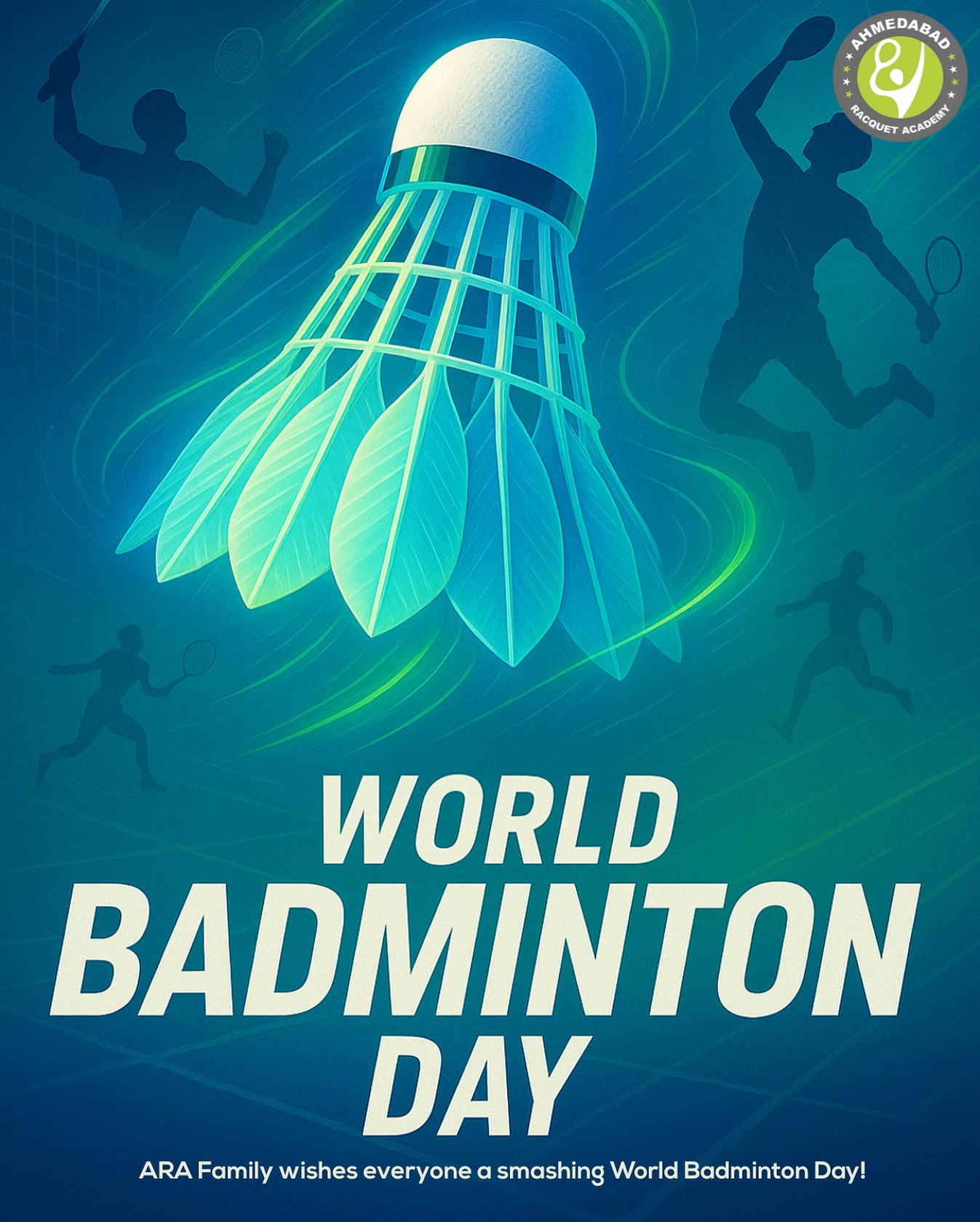 Smash. Sprint. Soar. 🏸
ARA Family wishes you a Happy World Badminton Day!
#WorldBadmintonDay #ARAFamily #BadmintonSpirit #SmashIt
