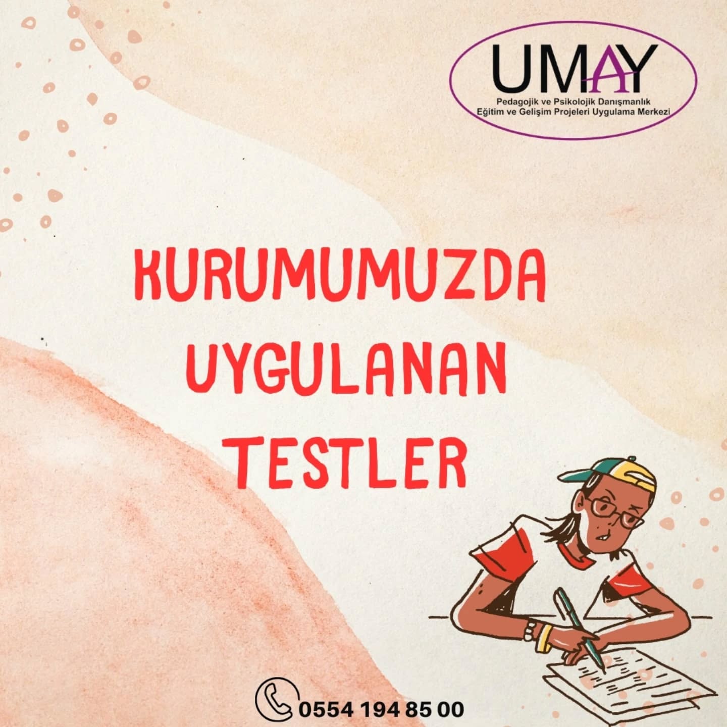 🧠 Çocuğunuzun gelişimsel, bilişsel ve dilsel alanlarda ihtiyaç duyduğu desteği erken fark etmek ister misiniz?
Her çocuk farklı hızda gelişir. Ancak bazı alanlarda yaşanan gecikmeler ya da zorlanmalar, erken fark edilmediğinde hem akademik başarıyı hem de sosyal ilişkileri olumsuz etkileyebilir.
⠀
📍 UMAY Psikolojik Danışmanlık ve Gelişim Merkezi olarak, çocuklara özel bilimsel ve geçerli testlerle gelişimlerini objektif olarak değerlendiriyor ve ihtiyaçlarına yönelik planlama yapıyoruz.
⠀
👶 Gelişim Testleri:
• Ankara Gelişim Tarama Envanteri (AGTE)
• Denver II Gelişim Testi
• SİATT Bebeklik ve Erken Çocukluk Dönemi Gelişim Tarama Testi
• Bebeklerde Duyusal Fonksiyonlar Testi
• Portage Erken Çocukluk Dönemi Gelişim Ölçeği
➡️ Bu testlerle motor, sosyal-duygusal, dil ve bilişsel gelişim alanları değerlendirilir.
⠀
🗣️ Dil ve Konuşma Terapisi Testleri:
• Afazi Dil Değerlendirme Testi (ADD)
• Sesletim Sesbilgisi Testi (SST)
• TODİL – Türkçe Okul Çağı Dil Gelişim Testi
• TEDİL – Türkçe Erken Dil Gelişim Testi
• EROT – Erken Okuryazarlık Testi
• İVO – ODS (Otizm Spektrum Bozukluğu Değerlendirme Testi)
• GOBDÖ 2 – TV (Gilliam Otistik Bozukluk Derecelendirme Ölçeği)
➡️ Konuşma, dil anlama, anlatım, sesletim ve okuryazarlık becerileri analiz edilir.
⠀
🧩 Zeka, Dikkat ve Öğrenme Güçlüğü Testleri:
• CAS – Bilişsel Değerlendirme Sistemi (Cognitive Assessment System)
• WISC-IV – Zeka Testi (6-16 yaş çocuklar için genel zeka değerlendirmesi)
• MOXO – Dikkat, dürtüsellik, hiperaktivite ve zamanlama performans testi
• YDEP – Yapılandırılmış Disleksi Eğitimi Programı
➡️ Zeka, dikkat ve bilişsel işleyişin yanında, özel öğrenme güçlüğü (disleksi) alanında da tarama ve eğitim planlaması yapılır. YDEP, çocuğun akademik performansını ve öğrenme profilini belirlemeye yönelik kapsamlı bir programdır.
⠀
📞 Daha fazla bilgi ve randevu için bizimle iletişime geçebilirsiniz:
📱 0554 194 85 00
⠀
#psikolog #pedagog #maltepepsikolog #maltepepedagog #çocukpsikolojisi #çocukgelişimi #ruhsağlığı #annebabaçocuk #ailedanışmanlığı #ebeveyndanismanlik #çiftterapisi #yetişkinterapi #terapist #dilvekonuşmaterapisi #castesti #wisc4