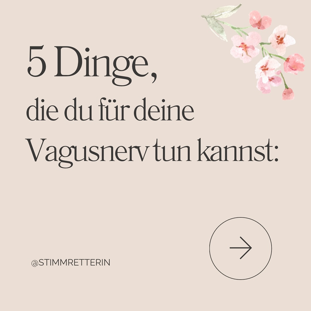 Jeden Tag kannst du eine kleine Sache für deinen Körper tun, durch die du sich besser fühlst. Probier meine obigen Tipps ein paar Wochen lang aus, und wenn du willst, teile in den Kommentaren mit, welche Veränderungen du bemerkt hast. 😊✨
#wien #vagusnerv #singen #gesang #stimme #vocalcoachvienna #gesangsunterrichtwien #musik #gesangstherapie #stimmretterin #Körperbewußtsein