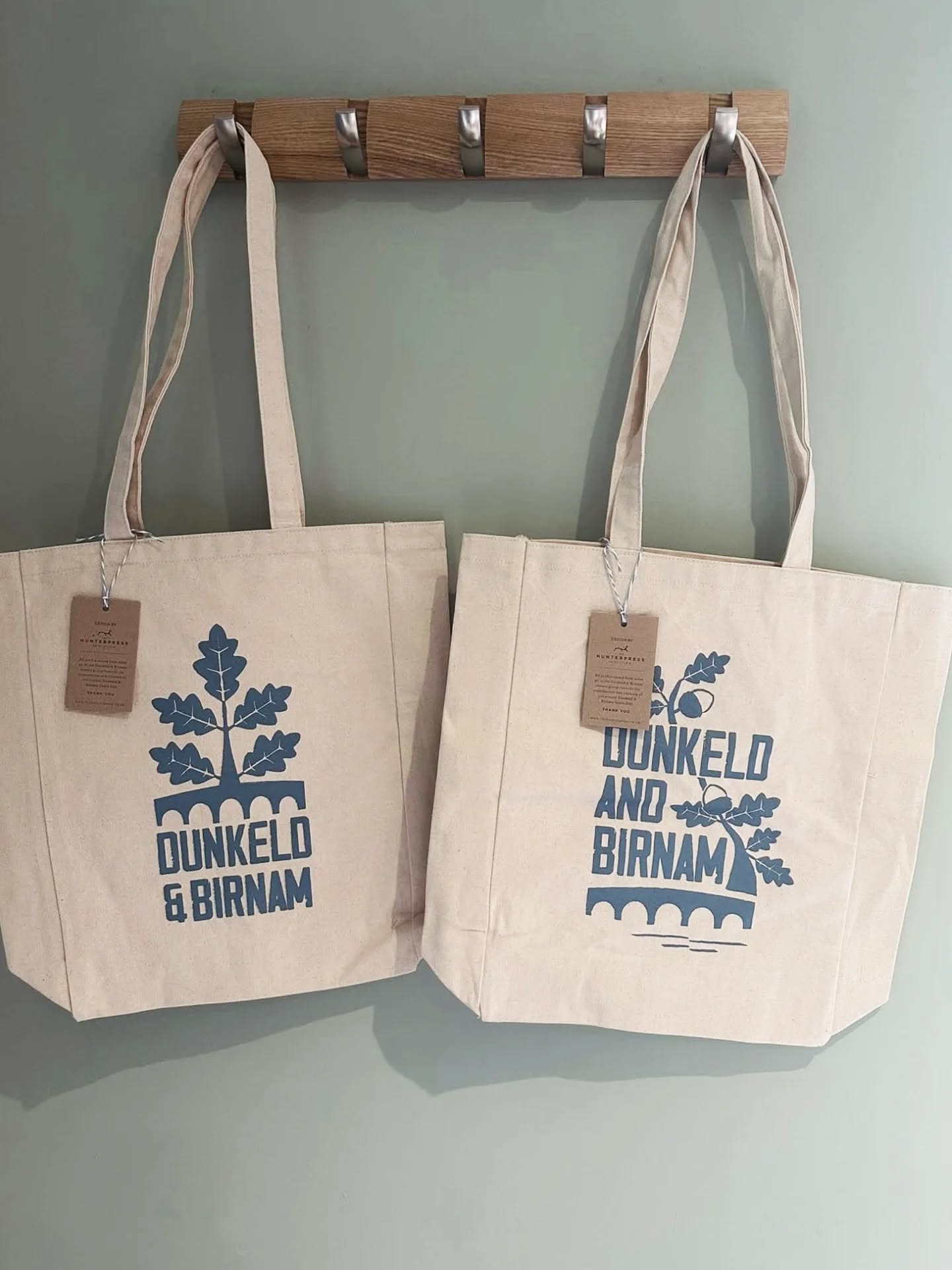 Something a little different for a Monday morning.
If you're passing through Dunkeld and Birnam this Summer (and you absolutely should), grab yourself a screen printed fundraiser Tote bag - designed by myself @thehunterpress in collaboration with the Dunkeld and Birnam Events Team.
All profits will go towards the organisation and running of our much loved @dunkeldsantaday
Swing Tags Letterpress printed in-house in our Dalguise print studio.
Tote bags currently stocked in:
@katnkatdunkeld
@timelessartsdunkeld
@earnequestrian
@lonthestore
@jaggedythistle_goingpottie
@dunkelds
@thehairycoo
@livvislittlelunchbox
@athollarmsdunkeld
@dunkeldbutchers
Kettles
Palmerstons
@bluemagpiedunkeld
@grannyblacksdunkeld
@birnamoakcafe
#totebag #designstudio #dunkeld #birnam #dunkeldandbirnam #highlandperthshire #dunkeldsantaday