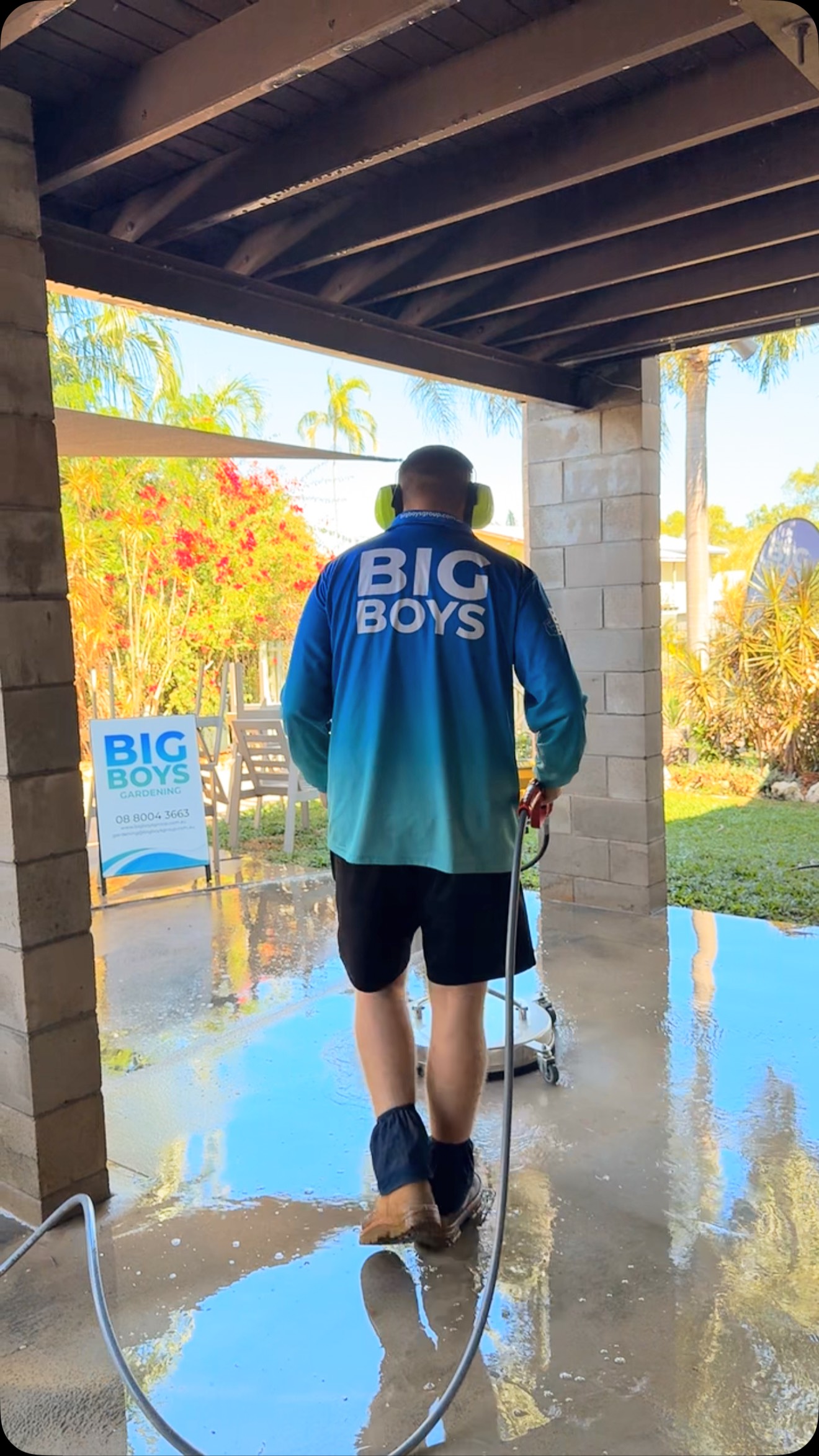Big Boys Gardening in Darwin now does Pressure Washing. Call us on 08 8004 3663 for a quote. #bigboys #gardening #darwin #palmerstonnt #darwinnt #pressurewashing
