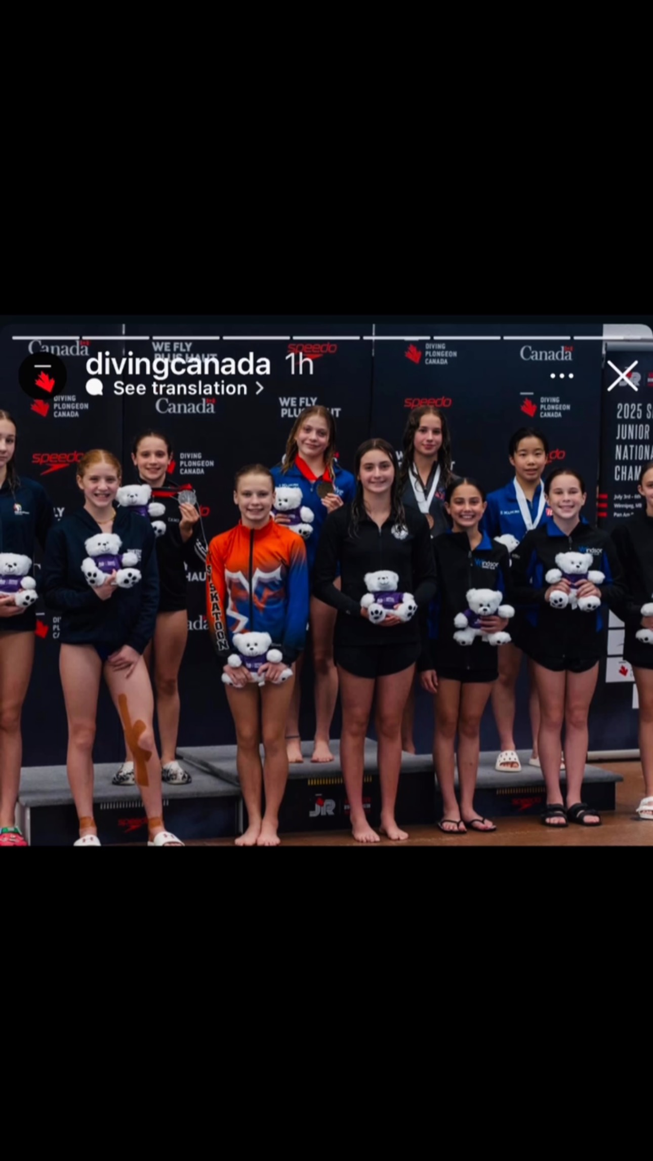 ⨠Day 4 Highlights from Development Nationals! āØ
In Women C 1m:
š„ Maia Jane ā Gold Medal with a stellar performance!
š„ Yolanda Xie ā Bronze Medal, showcasing great skill and focus.
šļø Mandy Xie ā 6th in Prelims, diving with determination and spirit.
iDive wrapped up Nationals strong and successful. We are incredibly proud of our divers for their talent, hard work, and team spirit.
A special thank you to our Head Coach Yan, Coach Wilson, and Coach Henry for your dedication and hard work. You make all this possible! š
#TeamiDive #DevelopmentNationals2025 #ProudCoaches #DivingFamily
#idivevancouver #springboarddiving #platformdiving #bcdiving #vancouversports #vancouversportsclub