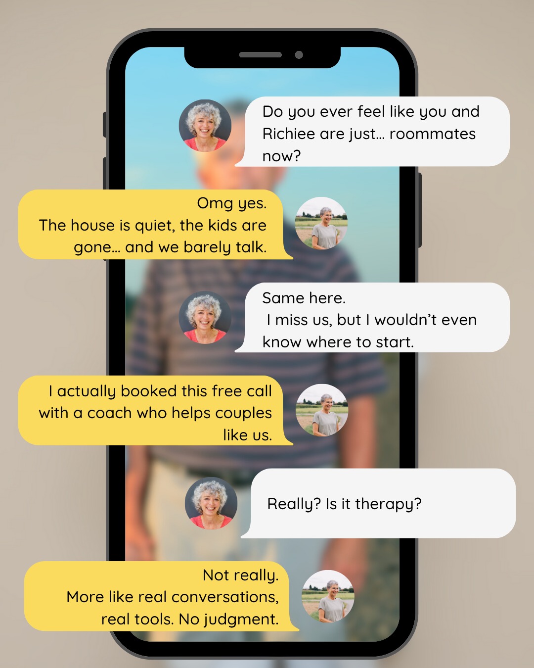 Do you ever feel like you and your partner are just… roommates?
Yeah. Same here.
The kids are grown, the house is quiet… and we barely talk.
You still love them, but the closeness? The connection?
It’s faded.
And honestly, you wouldn’t even know where to start.
That’s why I booked a free call with a relationship coach who gets it.
Not therapy. No pressure.
Just real tools, real support—and a way forward.
If this feels familiar, you’re not alone.
And you don’t have to figure it out on your own.
Book your free discovery call today.
Let’s talk about how to feel like us again.
https://couplestherapy.relationshiprepairtherapy.com/BookedDC30mins
#emptynest #realtionshipreset #couplescoaching #relationshipreset #midlifelove #love